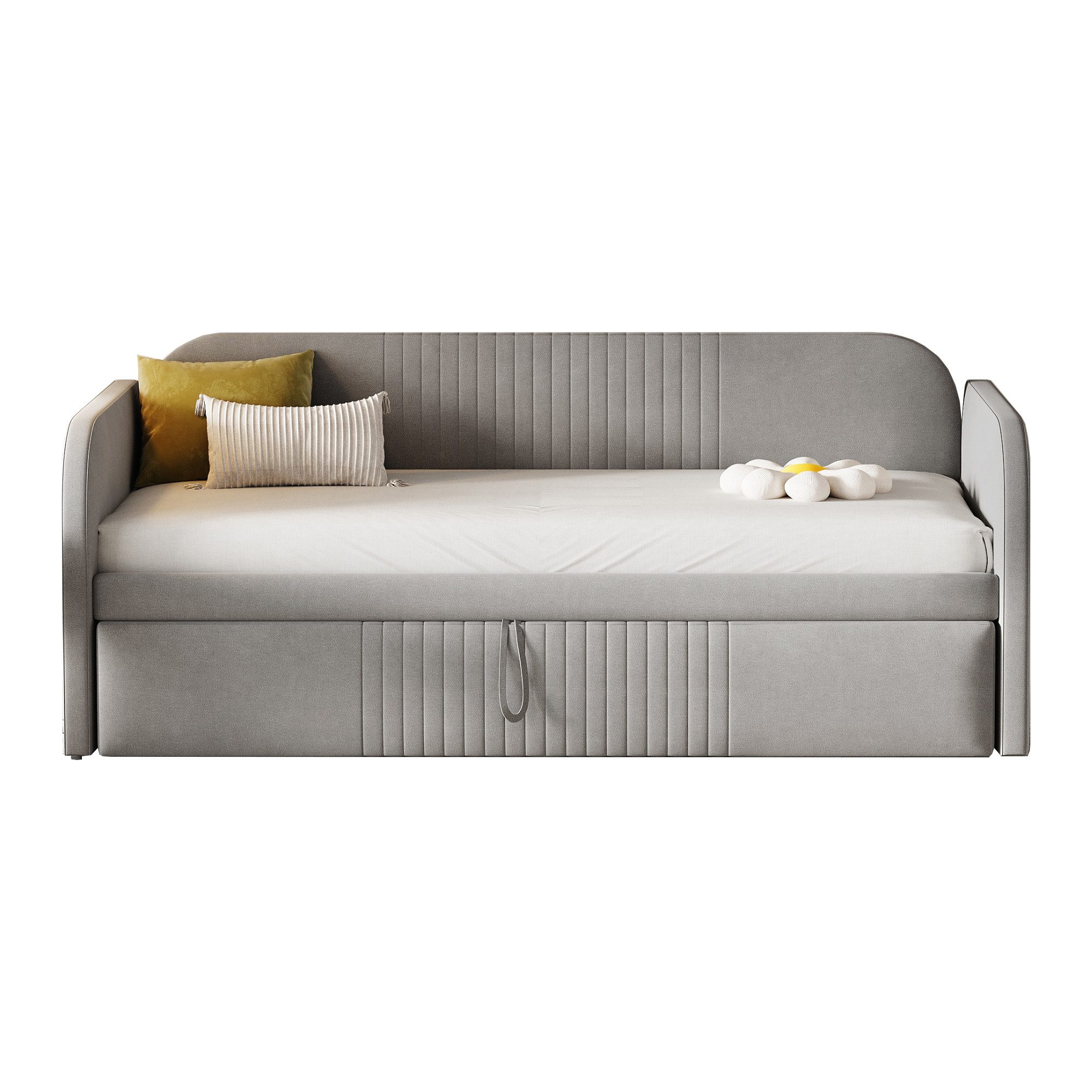 HAUSS SPOLE Polsterbett 90/180x190 cm Ausziehbares günstig online kaufen