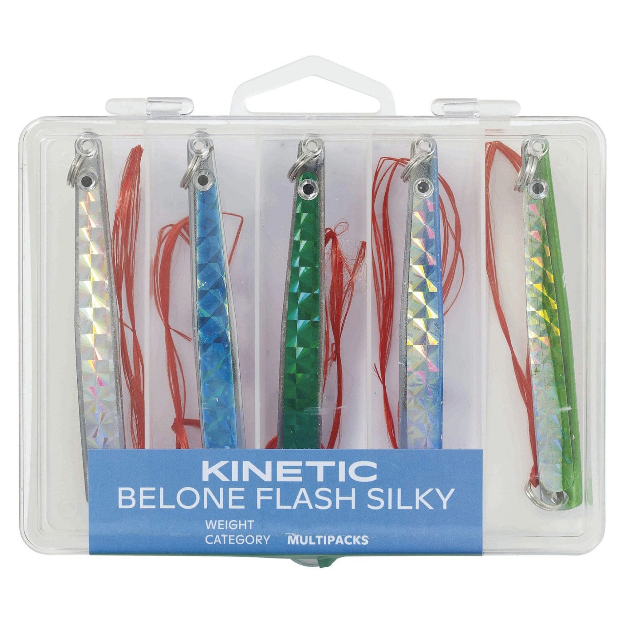 Kinetic Kunstköder Kinetic Belone Flash Silky 24G Mix 5Pcs