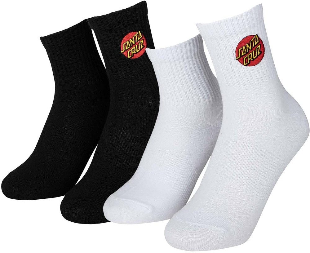 Crew Socken Baumwolle Santa Cruz Socken 2er-Pack - Classic Dot Design Für Jugendliche Youth Socken
