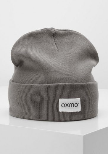 OXMO Beanie »OXBiene« Strickmütze mit Logobadge