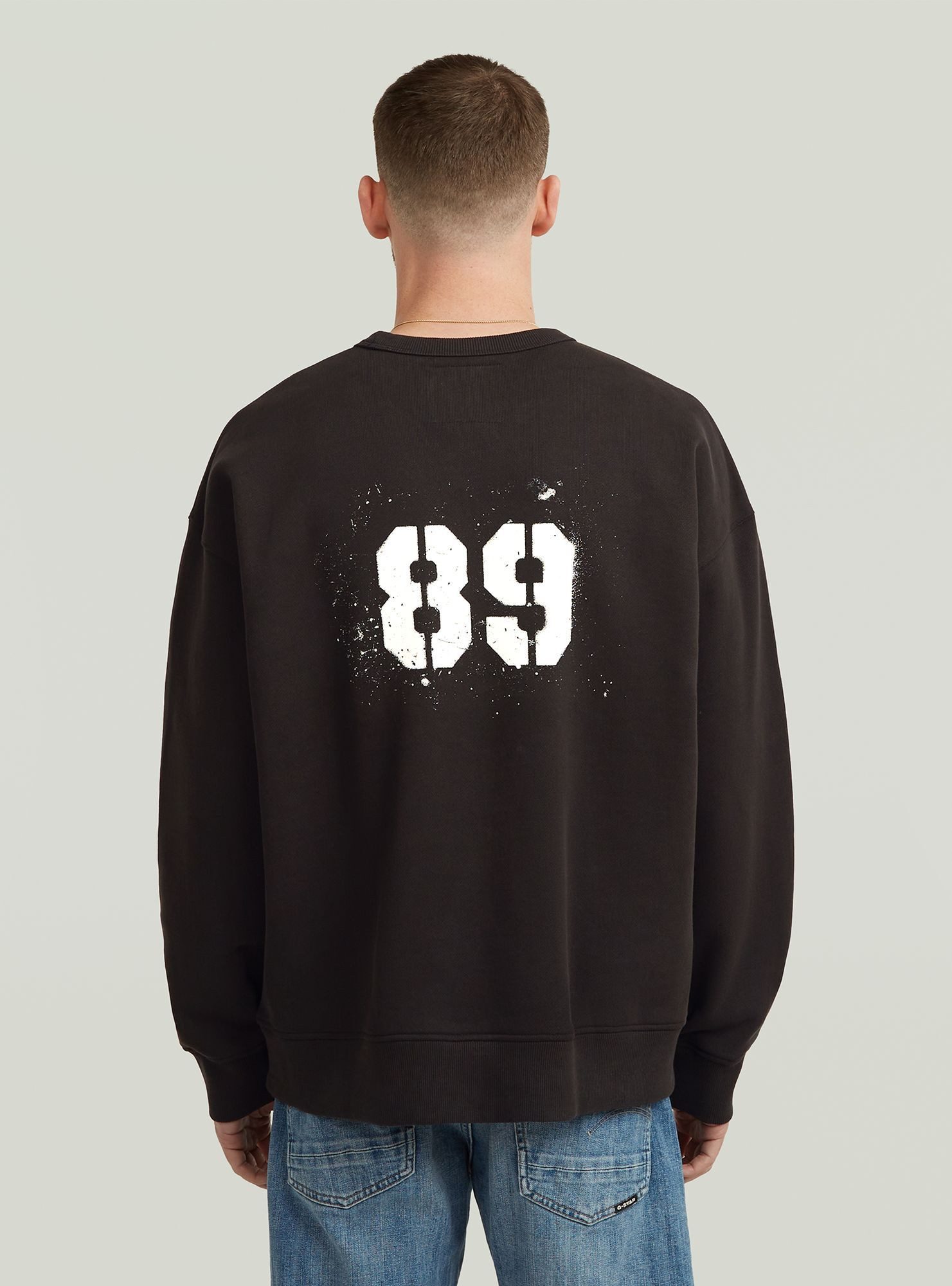 G-STAR Longpullover Sprayed 89 Loose Sweater