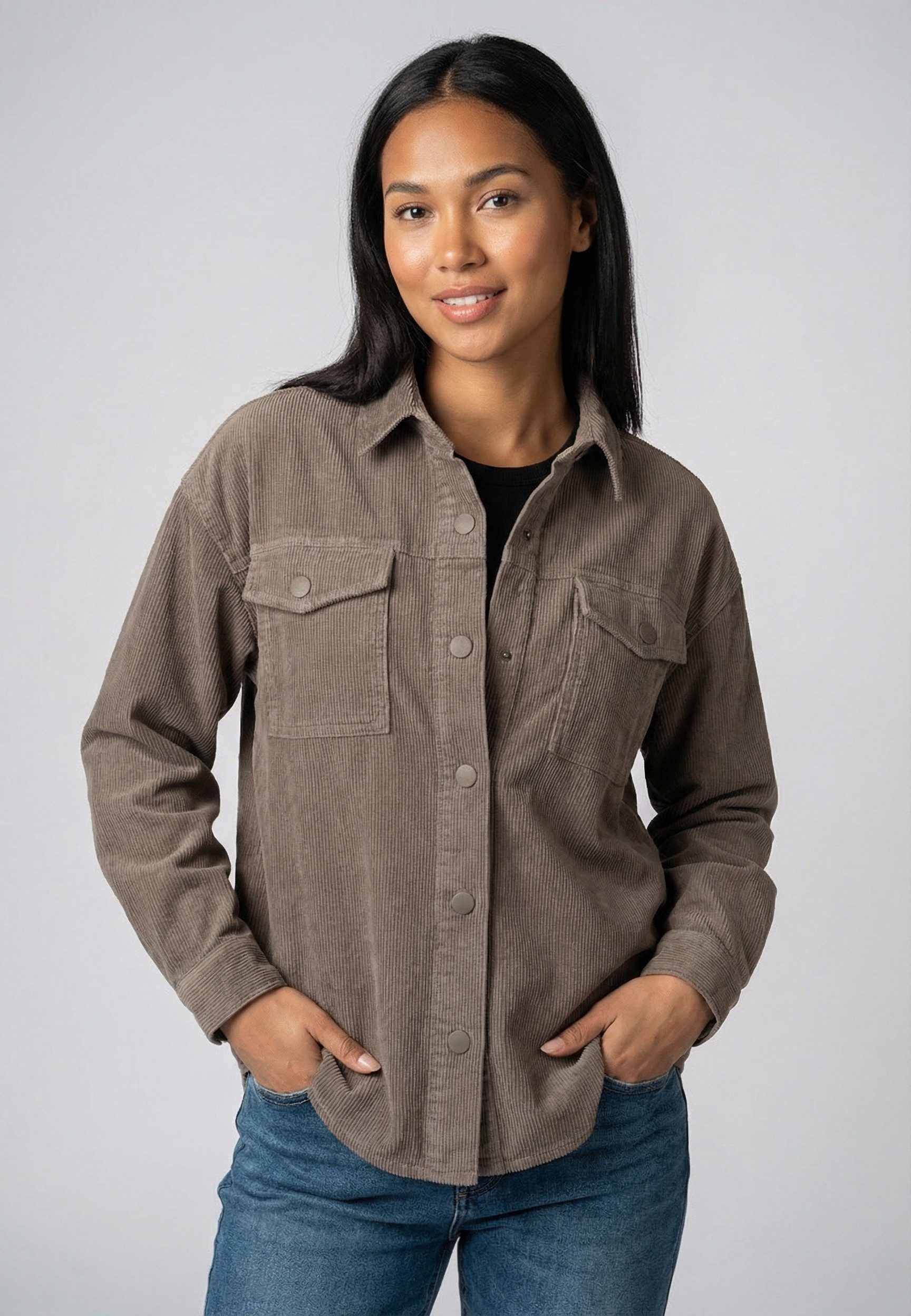 Eight2Nine Hemdjacke Cord Hemdjacke