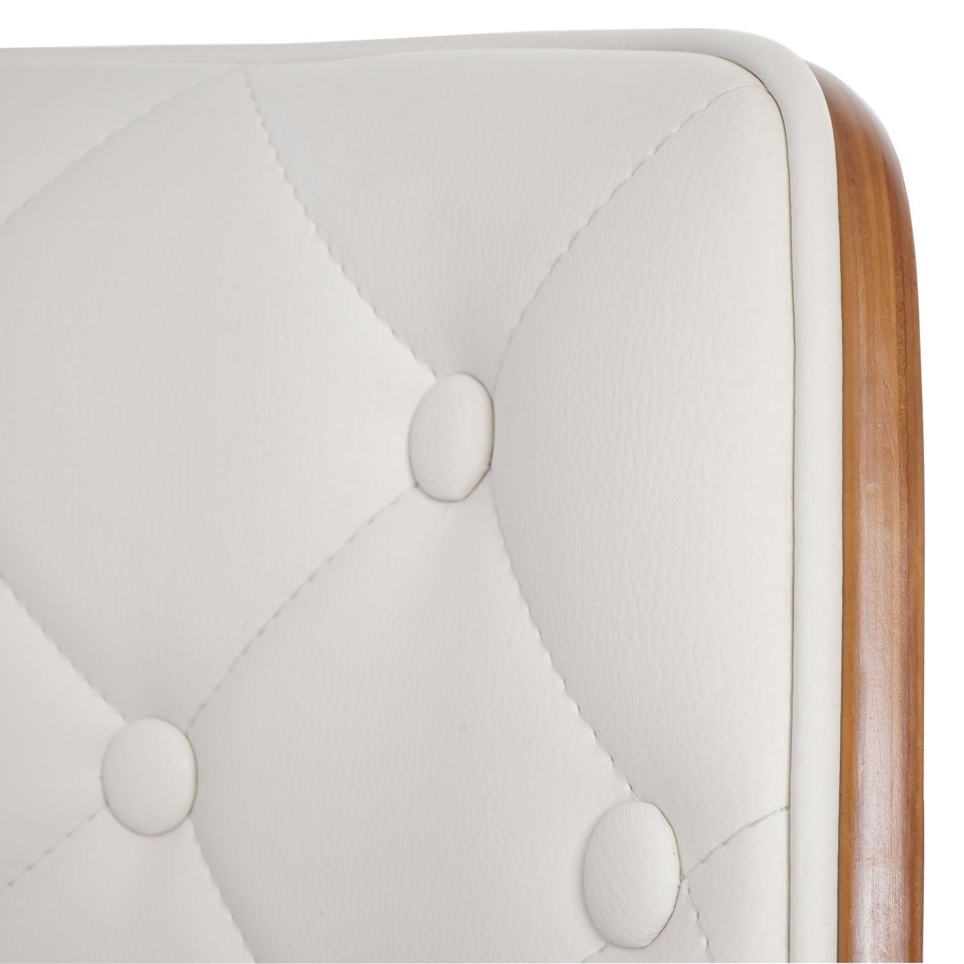 MCW Esszimmerstuhl MCW-A75-2 (Set, 2 St), 2er-Set, Walnuss-Optik, Bodenschonende Kunststoff-Gleiter