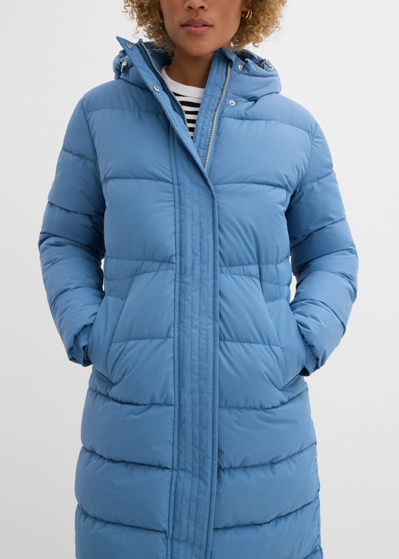 bonprix Steppmantel mit wattierter Verarbeitung, lässig geschnitten, sportlicher Stil