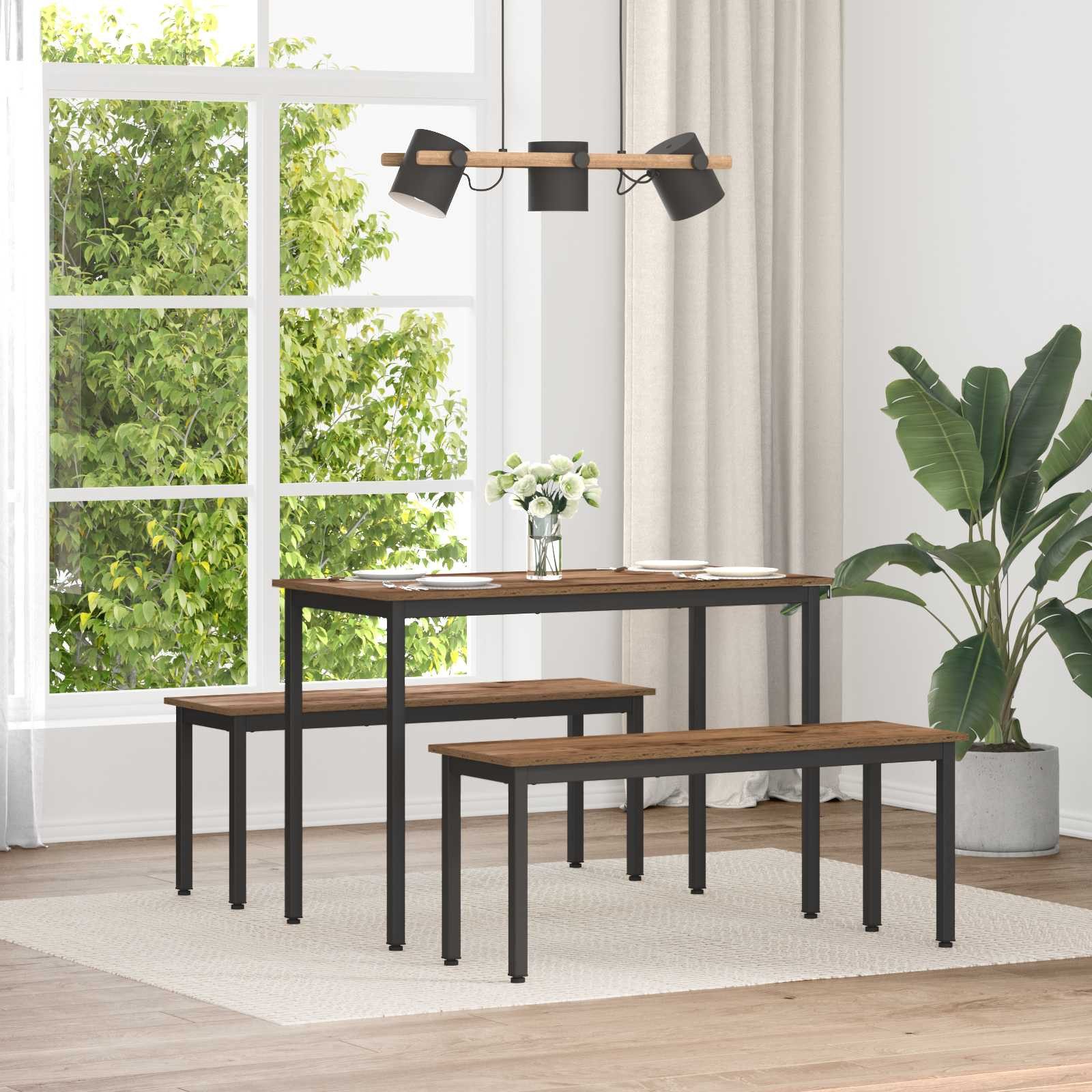 vidaXL Sitzbank Bank Altholz 110 x 35 x 45 cm Holzwerkstoff (1-St)