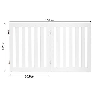 COSTWAY Hundegitter Türschutzgitter (2 St)