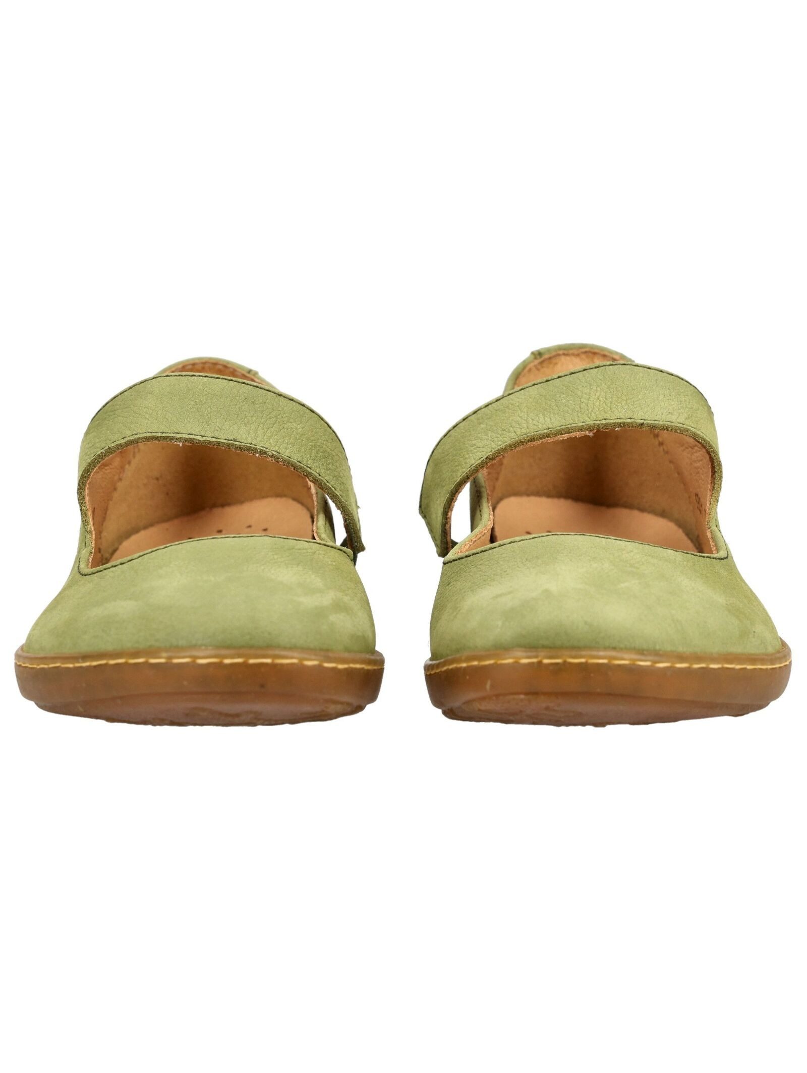 El Naturalista El Naturalista Ballerinas Nubukleder Riemchenballerina