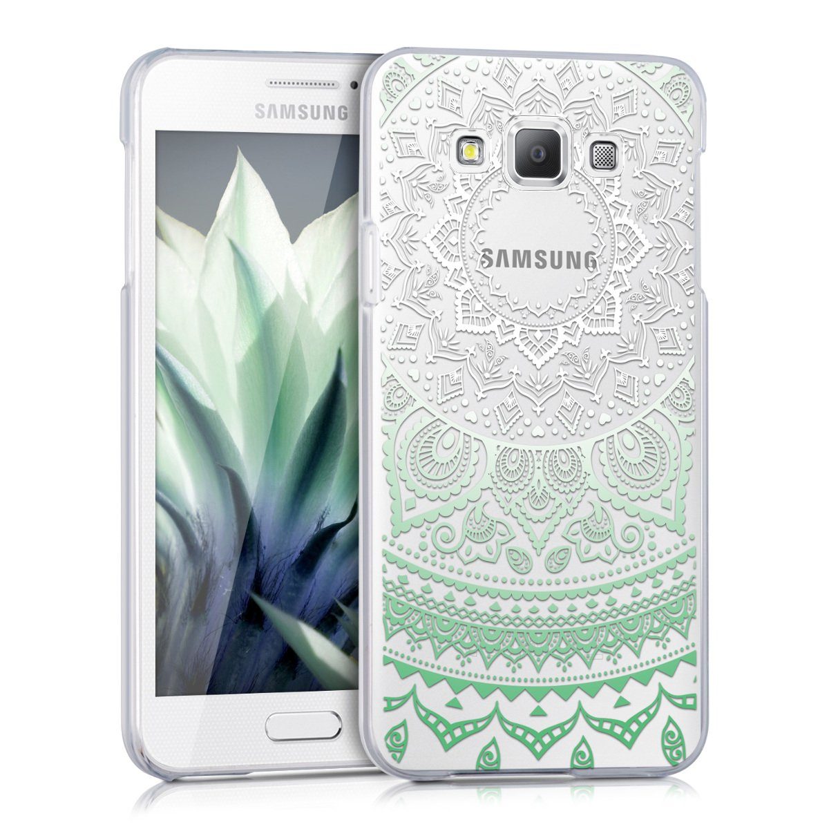 kwmobile Handyhülle, Hülle für Samsung Galaxy A3 (2015) - Handy Hardcover  Case - Smartphone Cover Schutzhülle - Indische Sonne Design