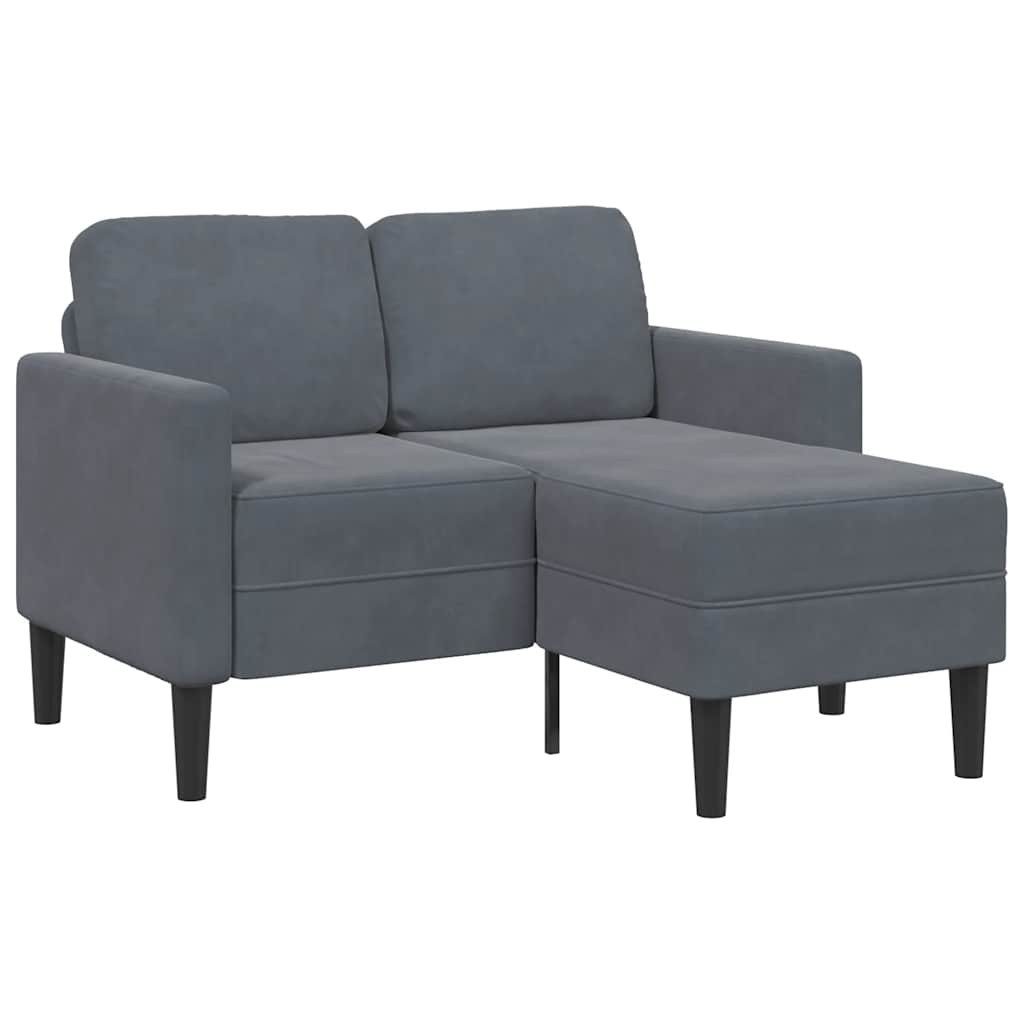 vidaXL Sofa 2-Sitzer-Sofa mit Chaiselongue L-Form günstig online kaufen