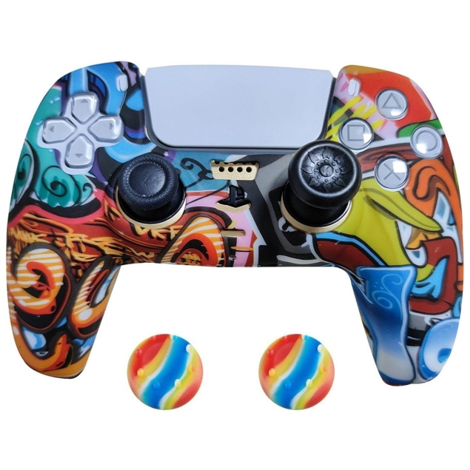 König Design Controller-Schutzhülle PlayStation PS5, Schutzhülle für PlayStation 5 Controller