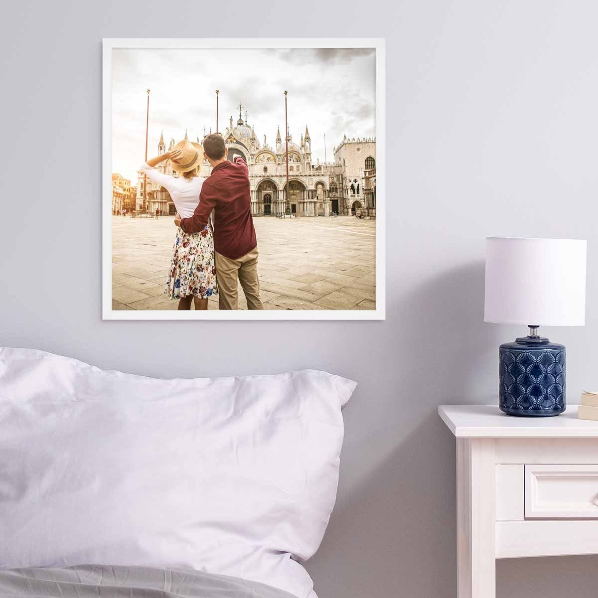 PHOTOLINI Bilderrahmen Bilderrahmen 50x50 Poster-Rahmen, zum Aufhängen, (1 günstig online kaufen