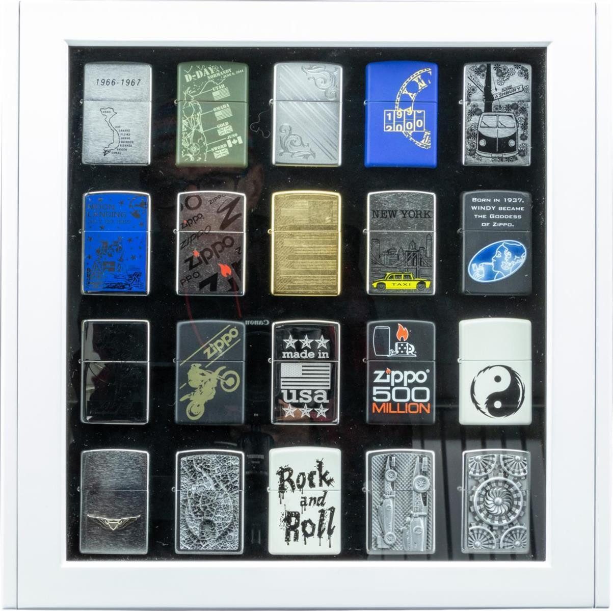 meytrade Hängevitrine Sammlervitrine für 20 (Zippo) günstig online kaufen