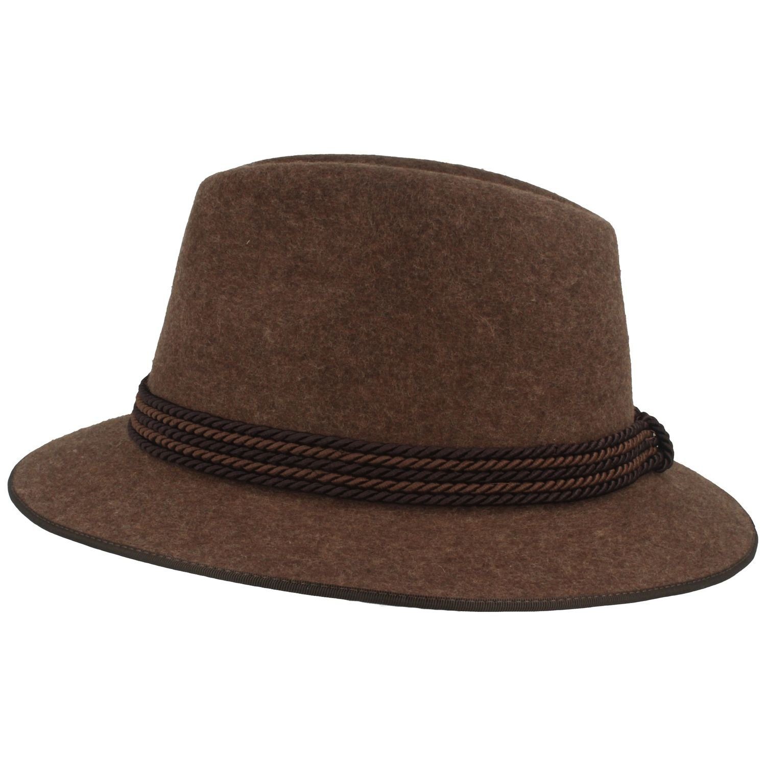 Breiter Filzhut Traveller mit 5-fach Kordel günstig online kaufen