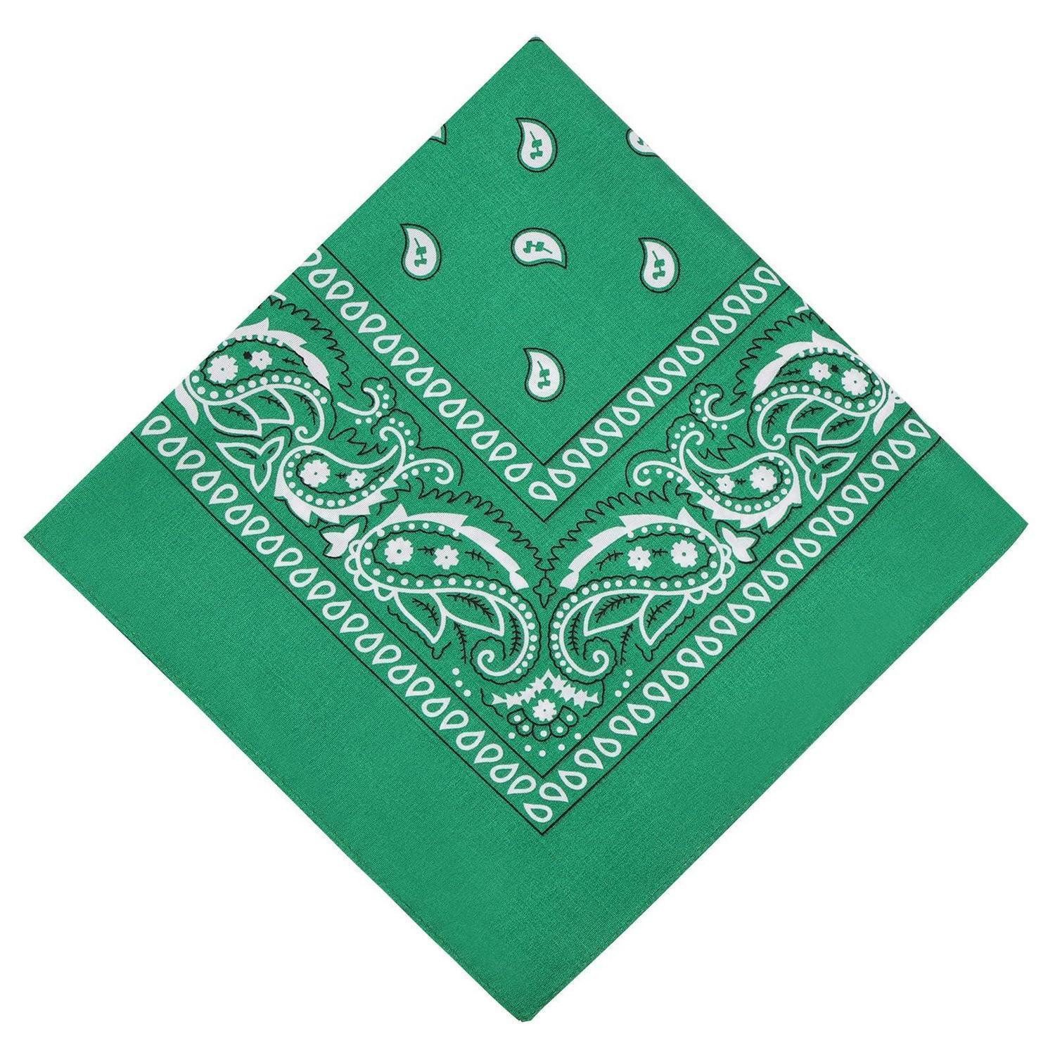 LuxusKollektion Bandana Bandana Paisley Dunkelgruen, (1-St)