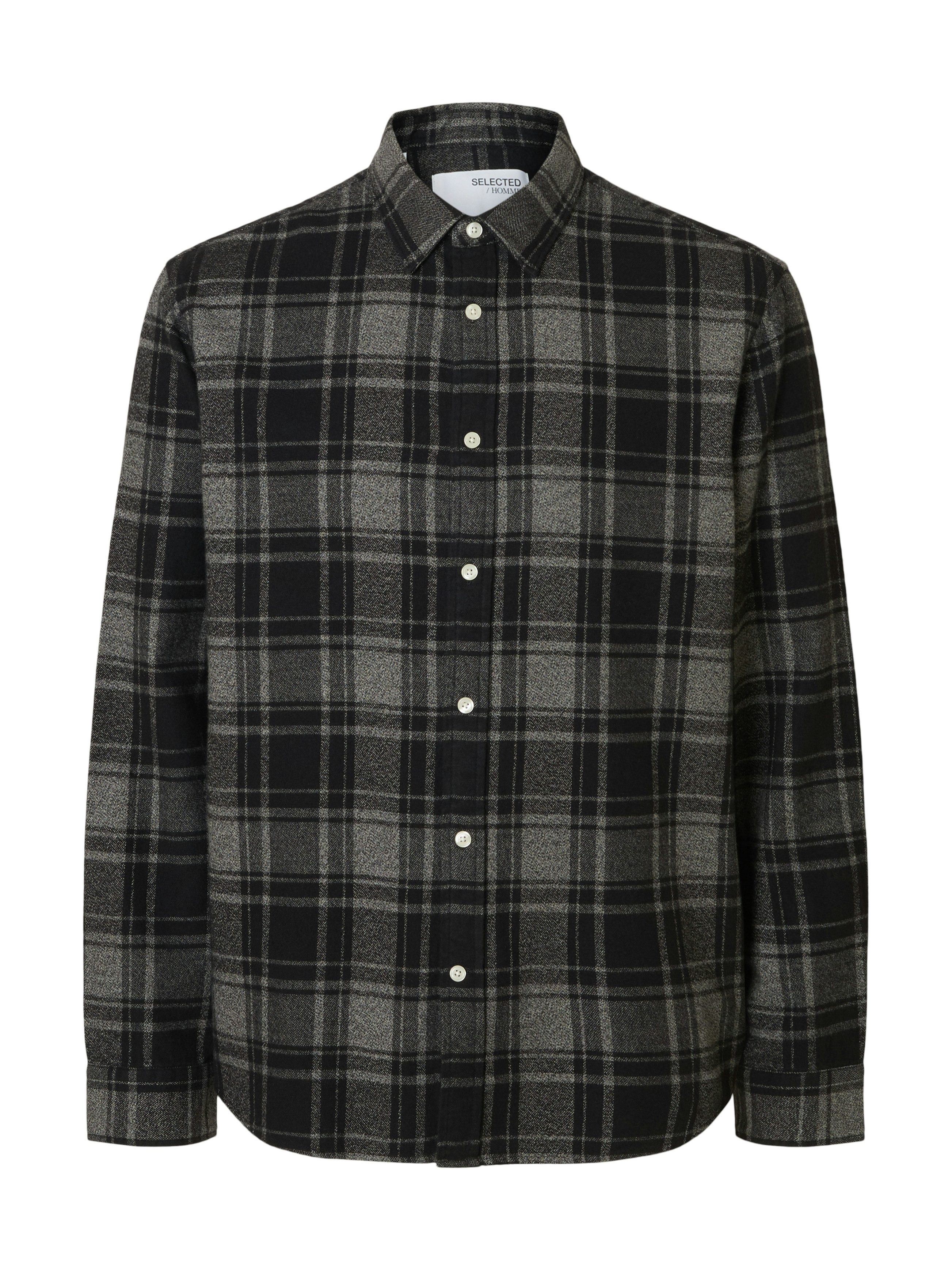 Selected Langarmhemd SLHREGNOAH BRUSHED LS SHIRT D günstig online kaufen