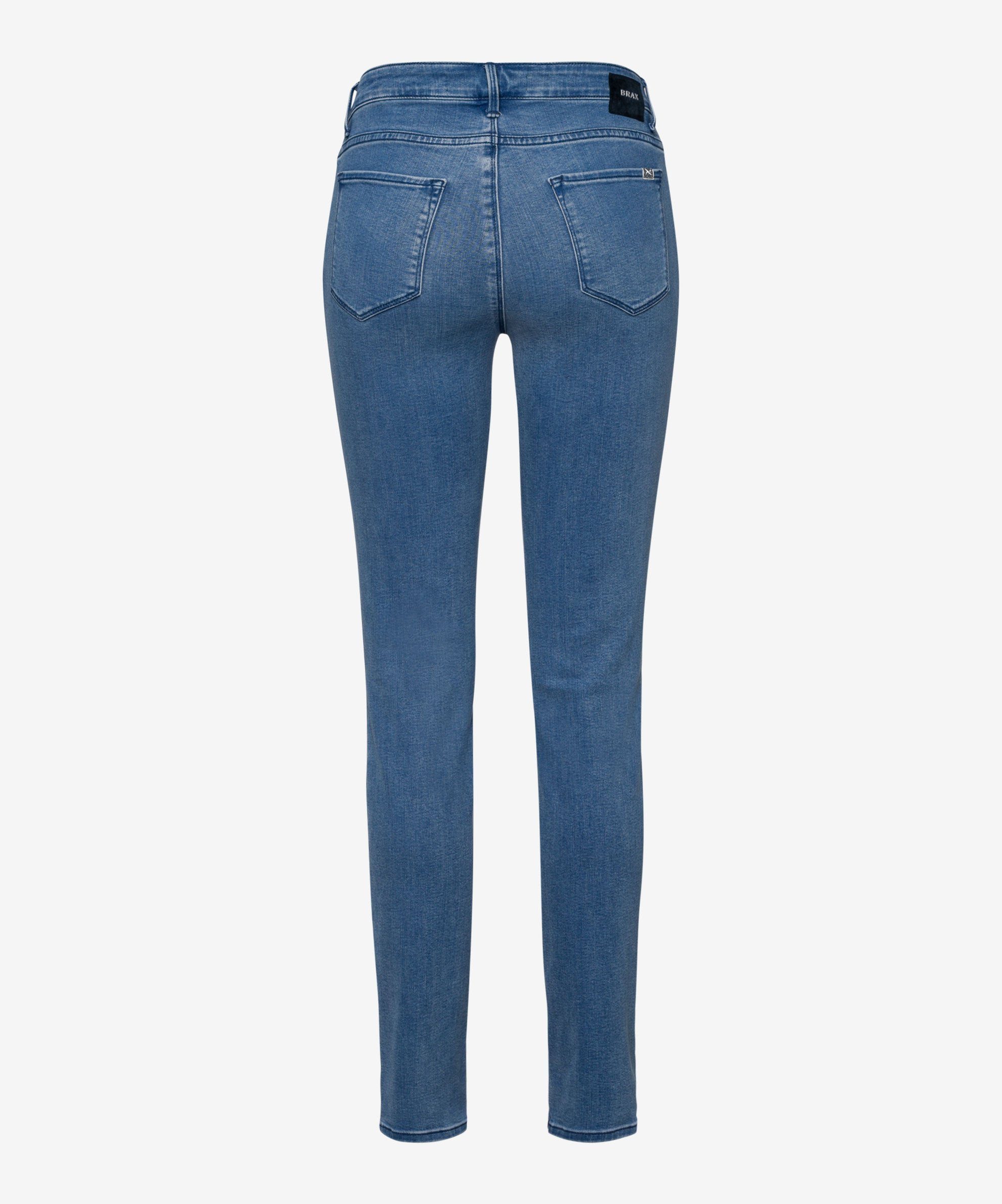 Brax Skinny-fit-Jeans Five-Pocket-Röhrenjeans used blue light