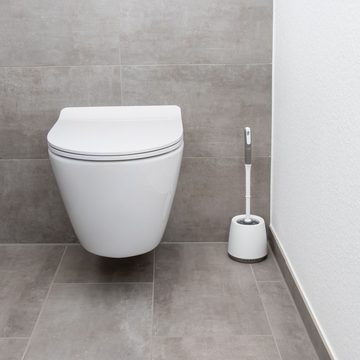 Intirilife WC-Reinigungsbürste, Toilettenbürste WC Bürste silikon flexibel Toilettenreinigung