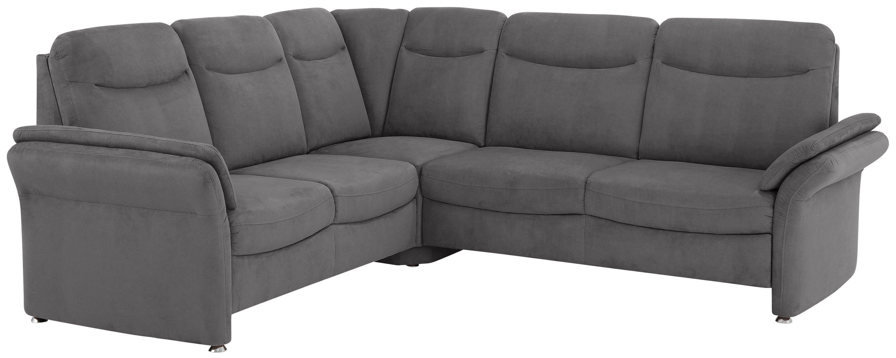 Home affaire Ecksofa "Tahoma L-Form" mit Armlehnfunktion, wahlweise Bettfun günstig online kaufen