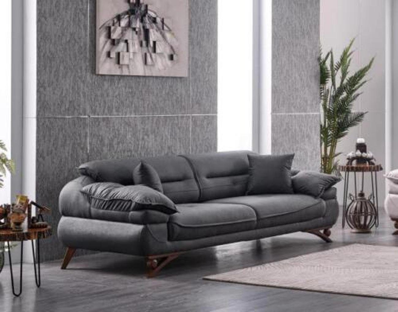 JVmoebel 3-Sitzer Modern Sofa 3 Sitzer Wohnzimmer Dreisitzer Polster Stoff Textil, 1 Teile, Made in Europa