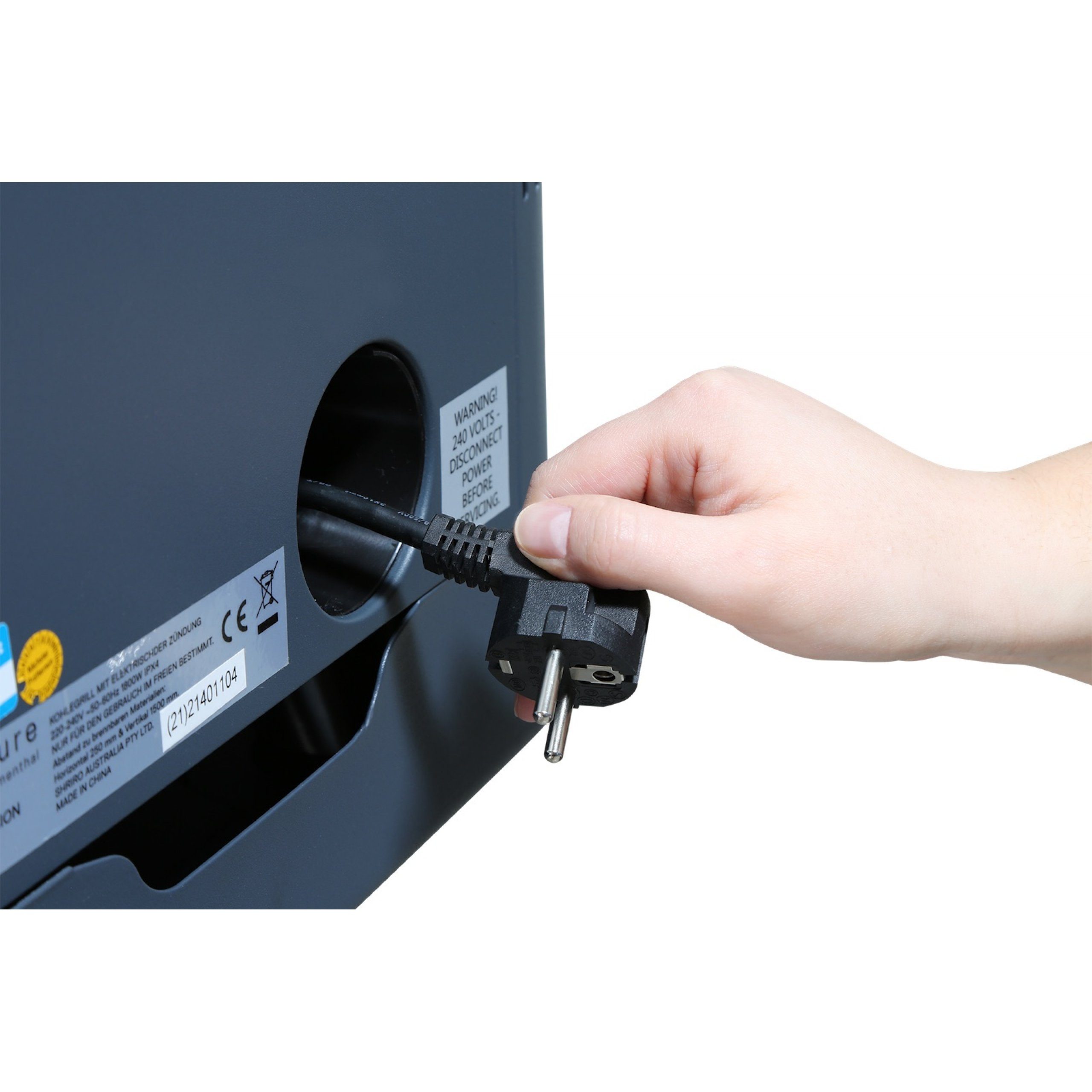 EVERDURE Holzkohlegrill Everdure Holzkohlegrill Fusion inkl. elektrischem Anzünder und