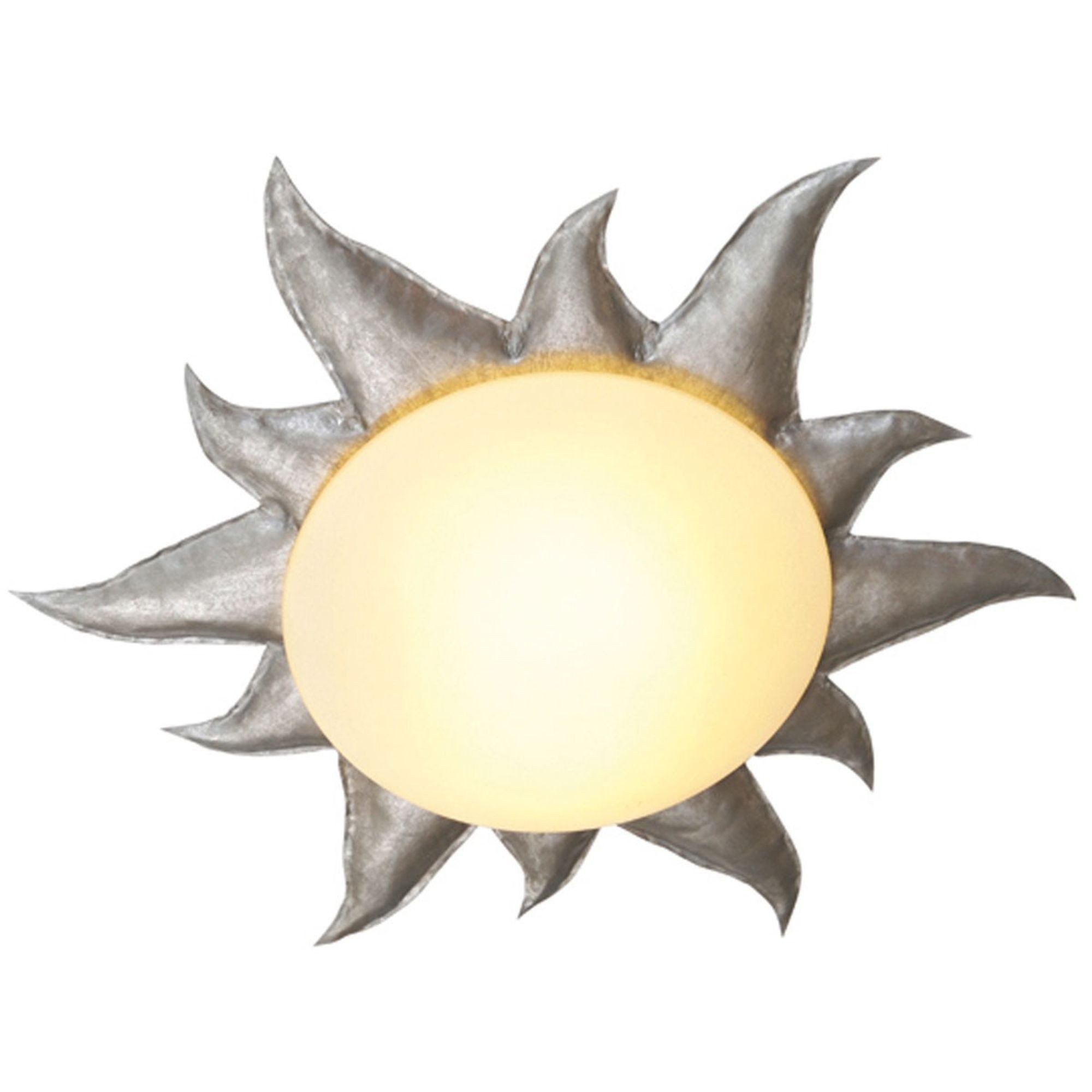 Holländer Deckenleuchte 2-flammig Sole Argento Eisen Silber