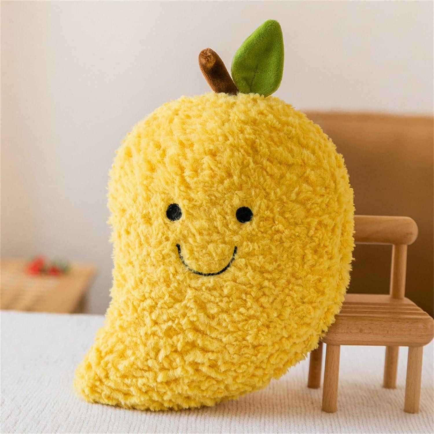 LuxusKollektion Kuscheltier Plüschtier Stofftier Plüschkissen Schmusetier Spielzeug 25 cm Mango (1-St)
