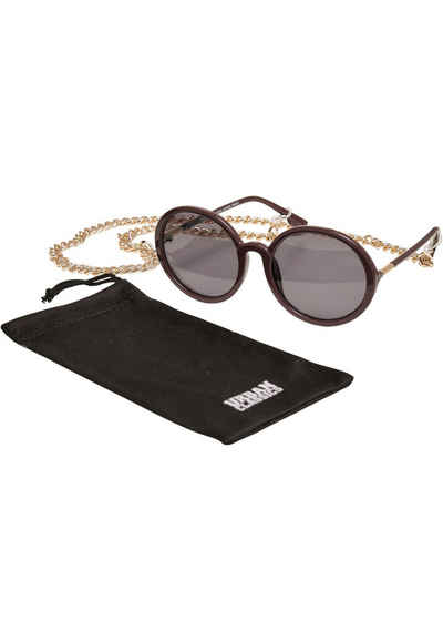 URBAN CLASSICS Sonnenbrille Urban Classics Unisex Sunglasses Cannes with Chain