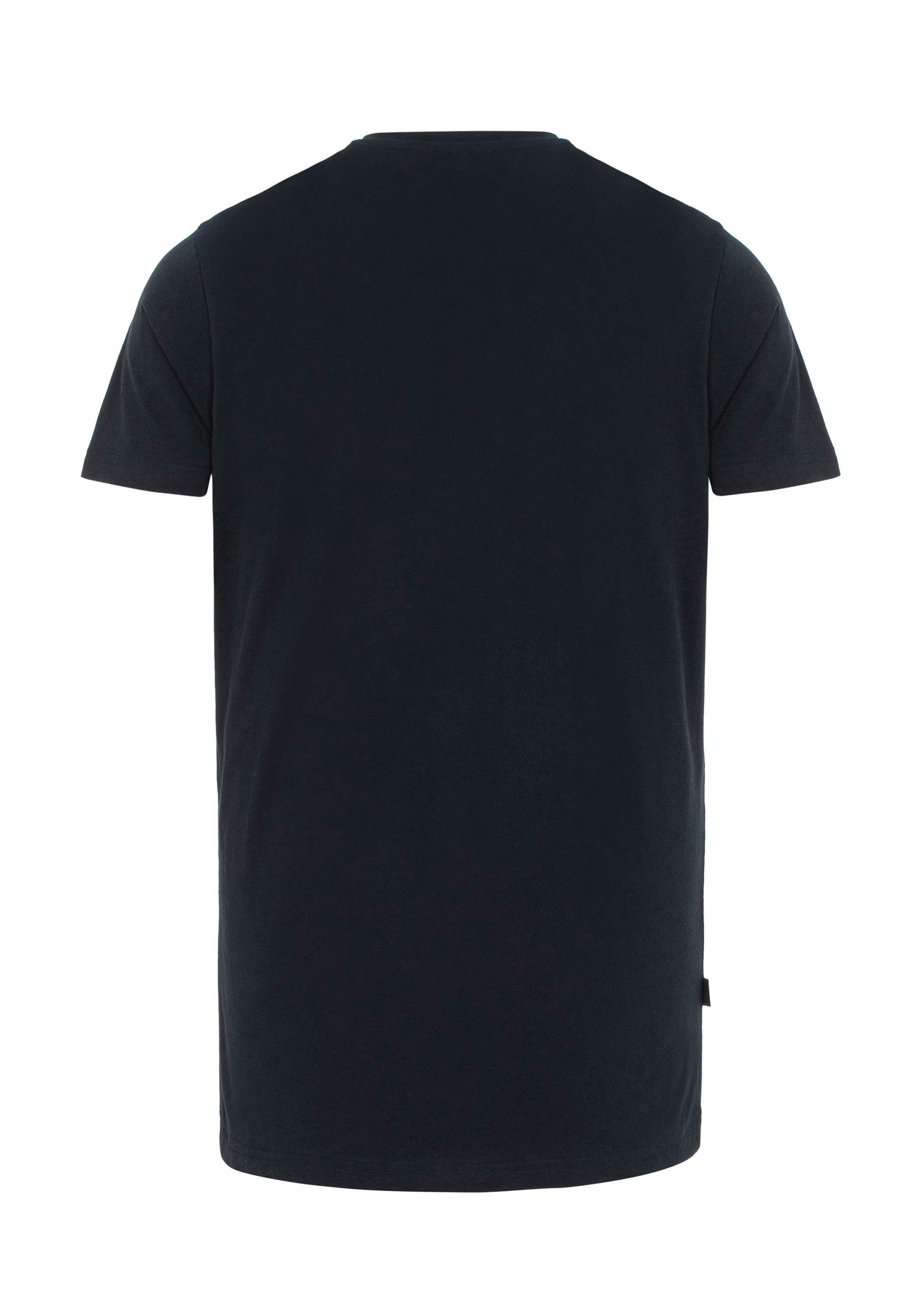 T-Shirt stylischem RedBridge Joliet Schriftzug mit dunkelblau