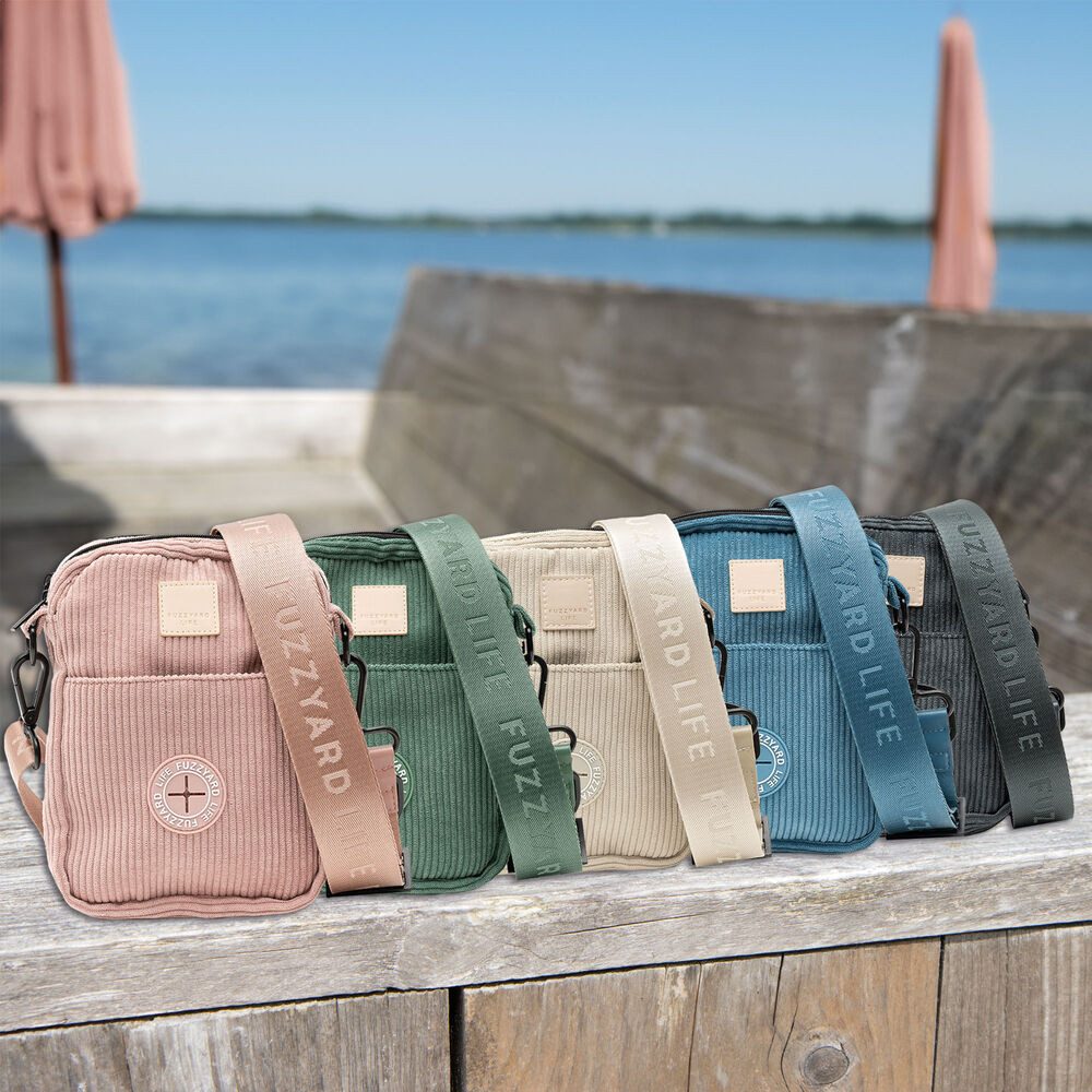 FuzzYard LIFE Leckerlibeutel FuzzYard LIFE - Cross Body Bag Cord - Gassitasche (1-tlg), Herausnehmbarer Leckerlibeutel