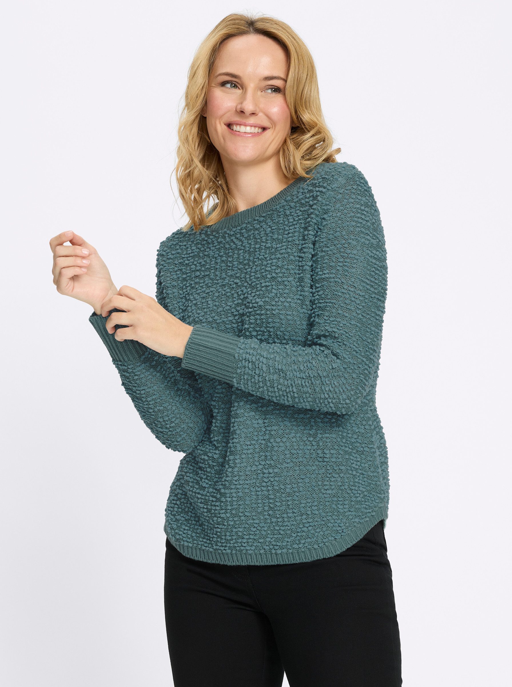 Sieh an! Strickpullover Langarm-Pullover Langarm Links-Strick