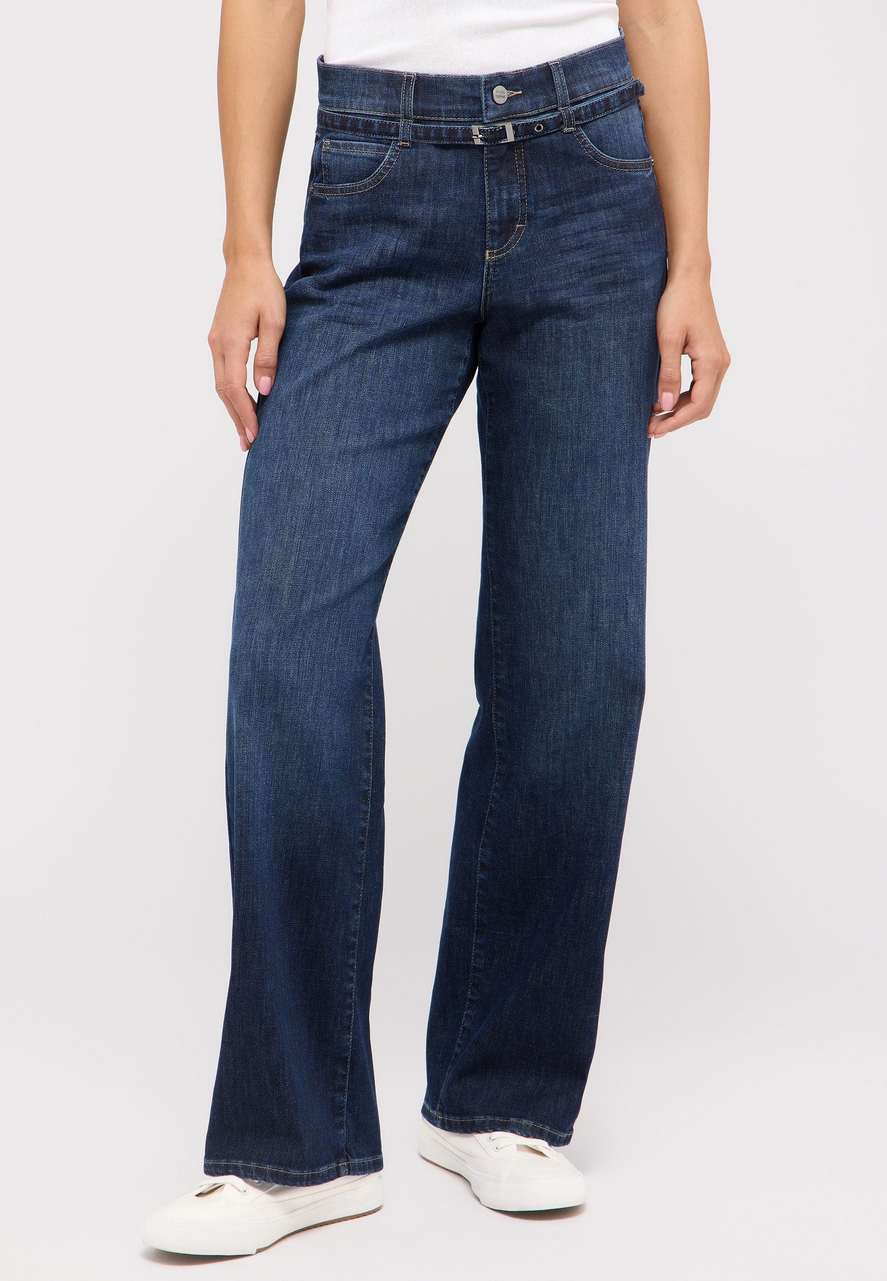 ANGELS Relax-fit-Jeans LIZ BELT mit integriertem Gürtel günstig online kaufen