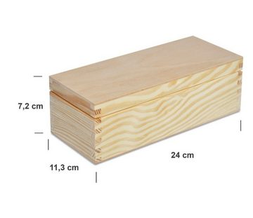 EBUY Aufbewahrungsbox Kreative dekorative Aufbewahrungsbox aus Holz mit Deckel (1 St)