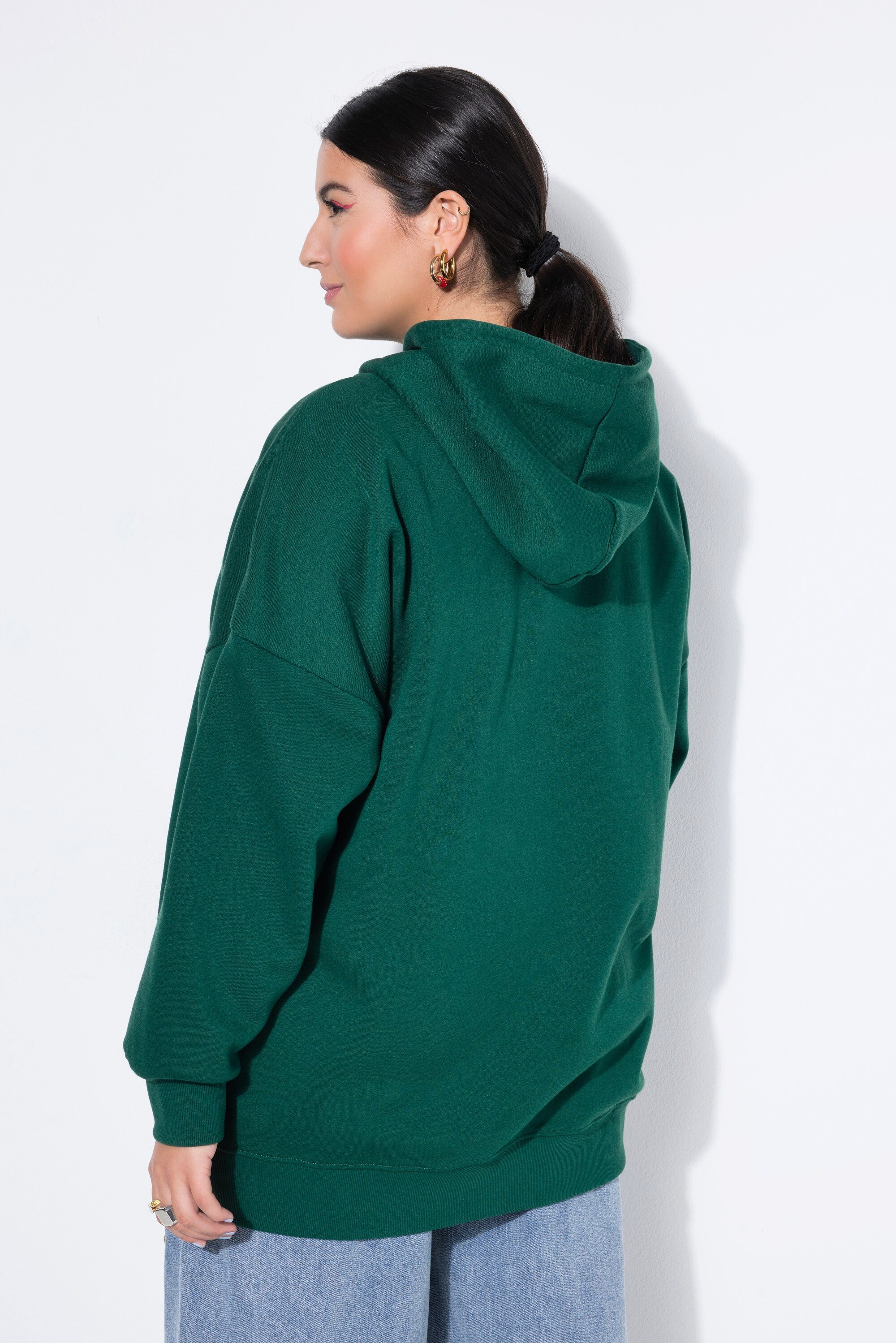 Studio Untold Sweatshirt Hoodie oversized Statement Print Stick Kapuze