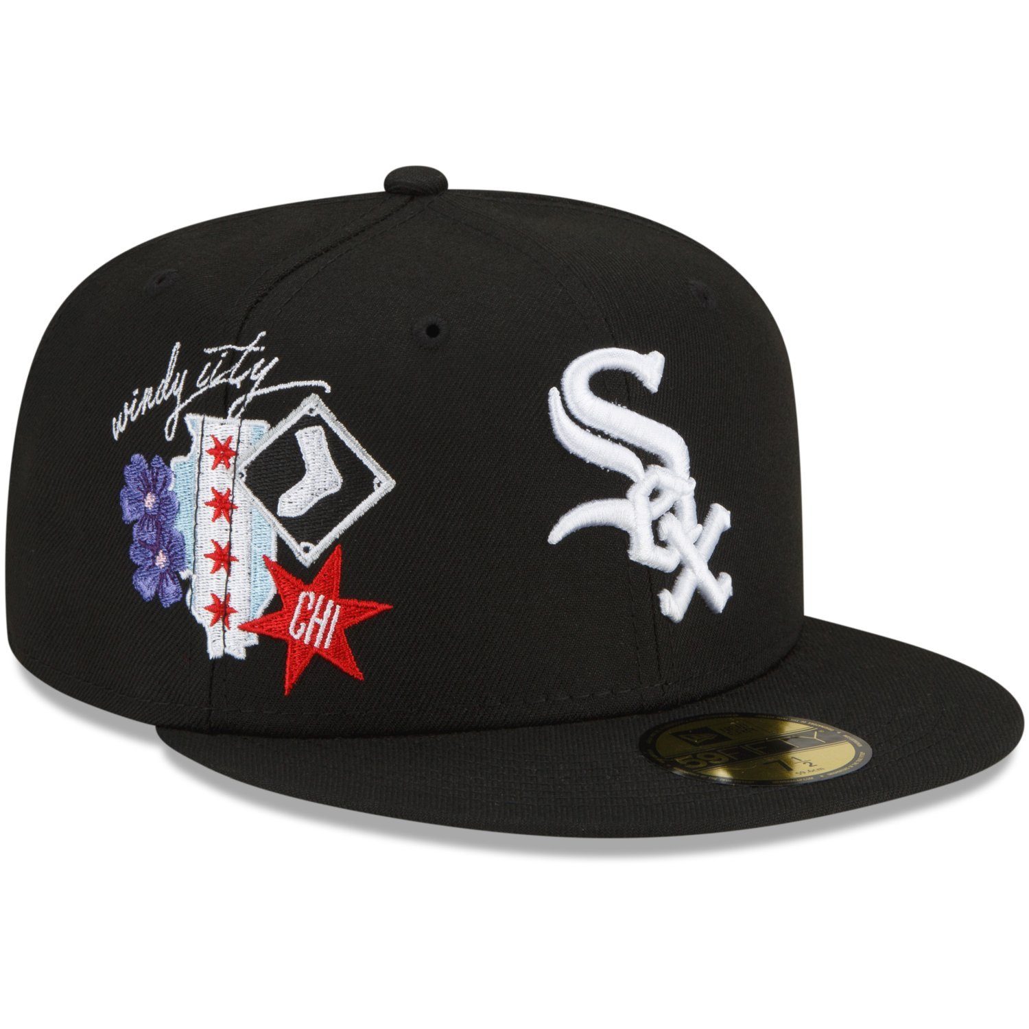 New Era Fitted CITY White Sox Cap 59Fifty Chicago CLUSTER