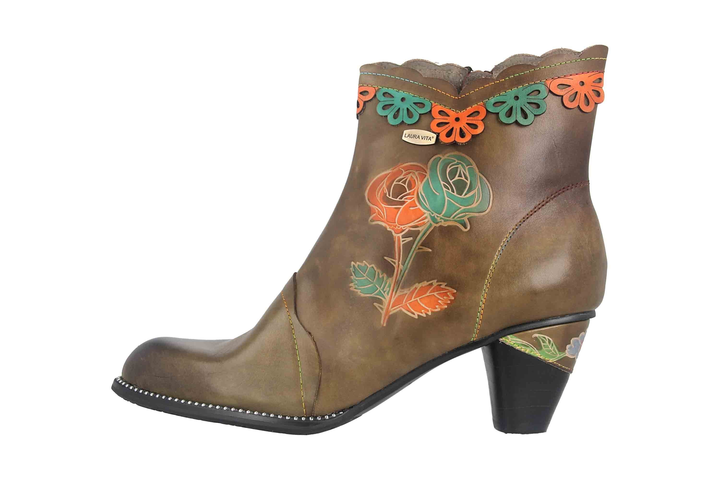 LAURA VITA ALCIZEEO 72 Kaki Stiefelette