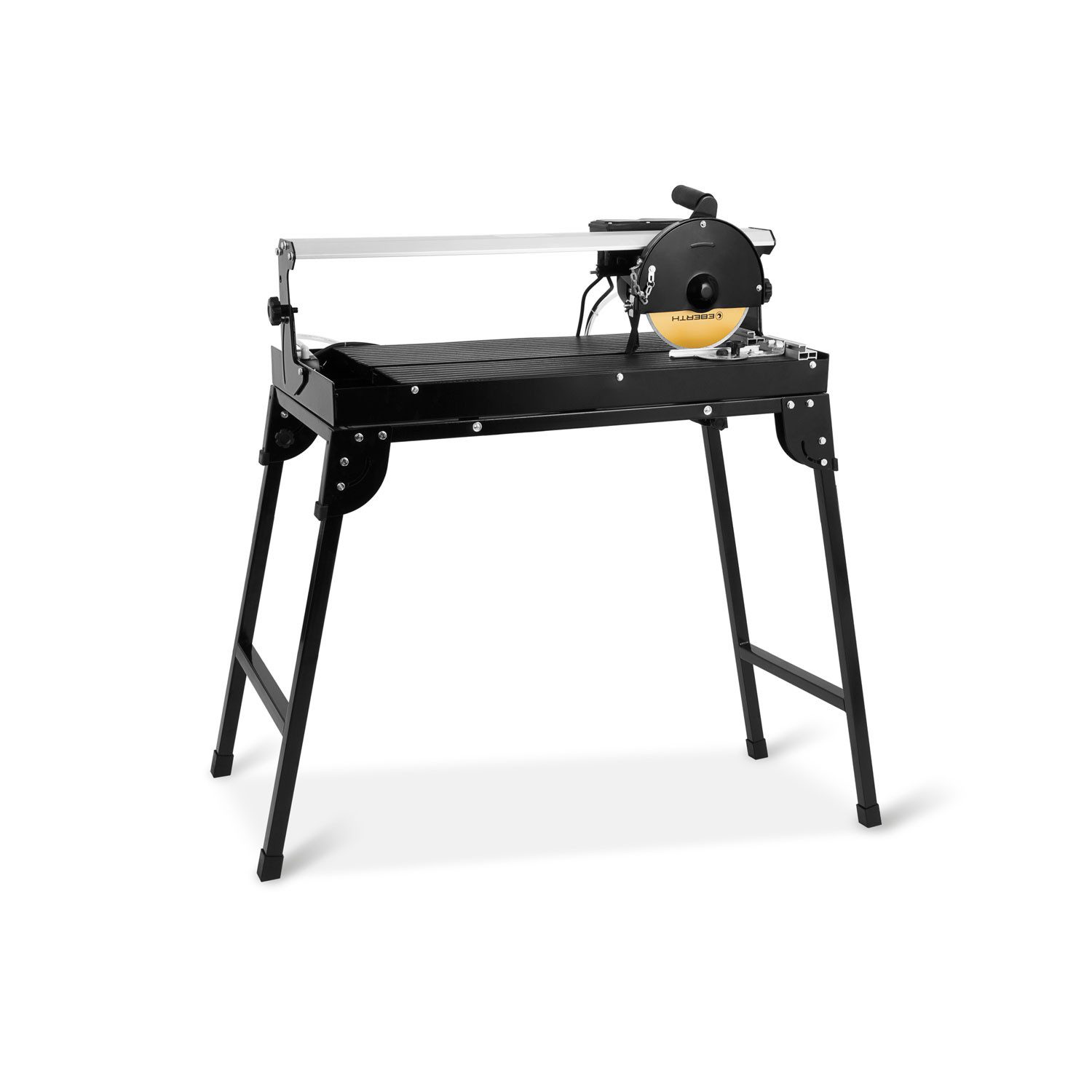 EBERTH Fliesenschneider Elektrisch 800Watt Leistung,620mm Schnittlänge,Nassschneider mit Tisch, Elektrischer Fliesenschneider mit Ø 200mm Diamanttrennscheibe