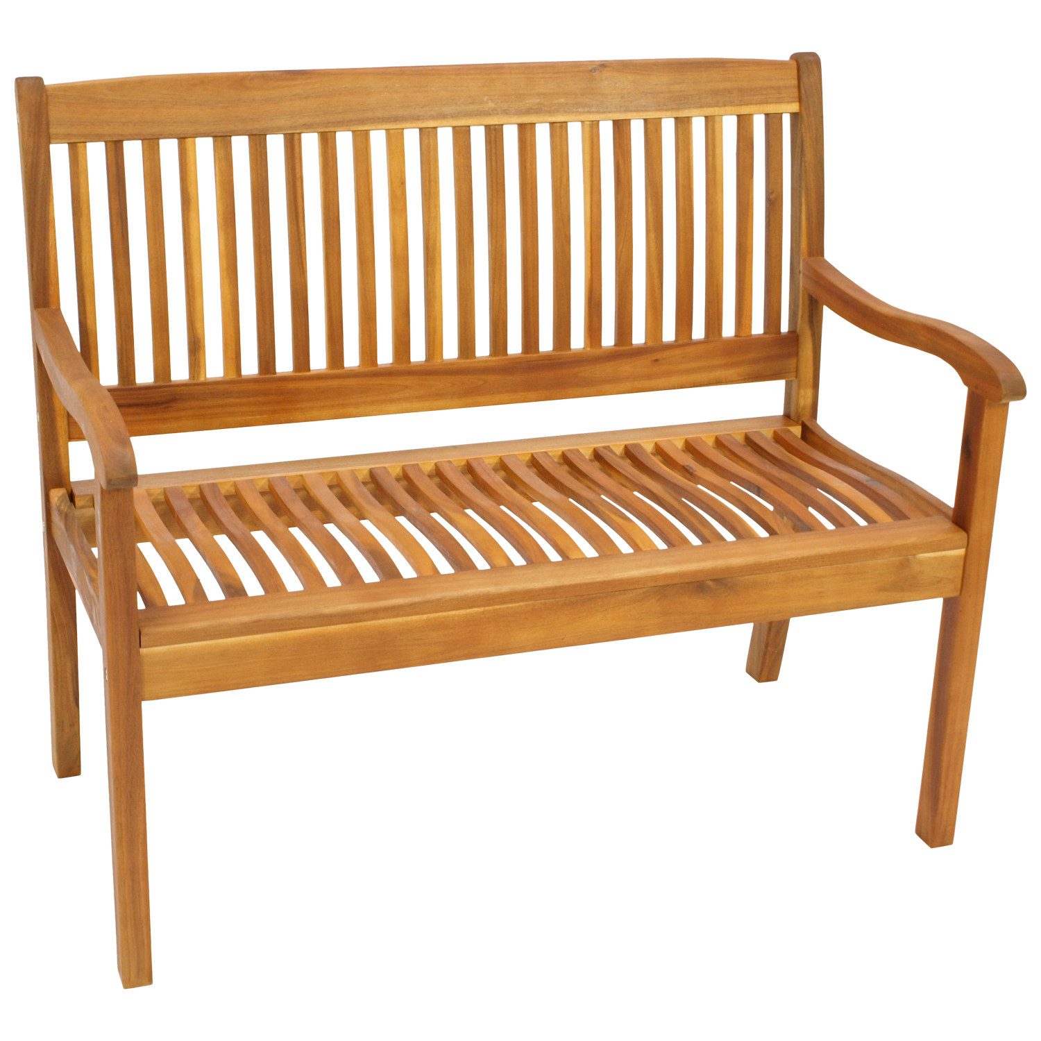 DEGAMO Gartenbank MARACANA (1-St), 2-sitzer 107cm, Akazienholz geölt