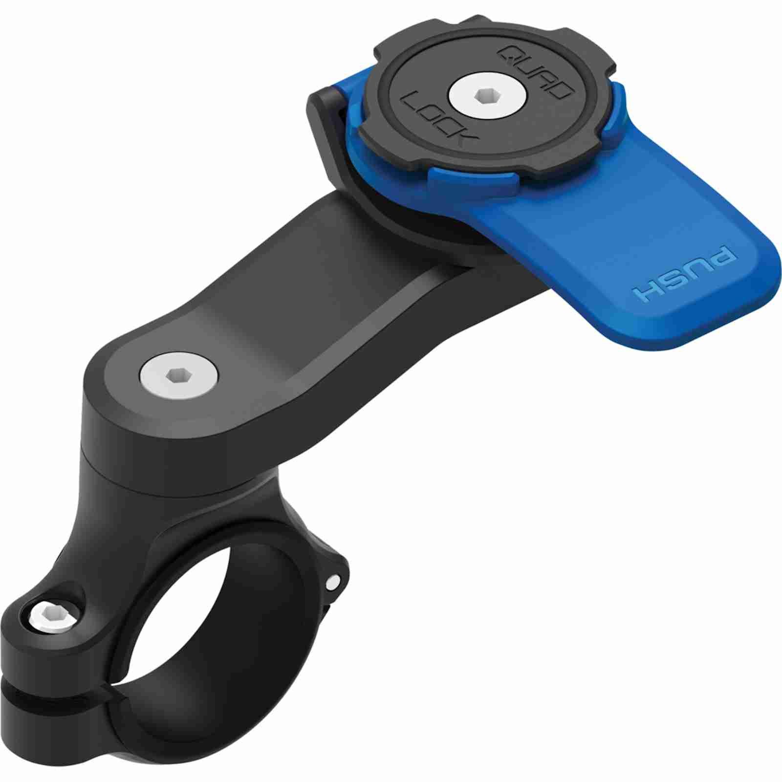 Quad Lock Handy-Halterung Quad Lock Smartphone-Halterung für Lenker Schwarz / Blau
