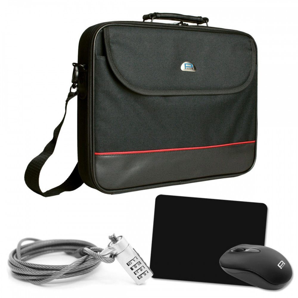 PEDEA Notebook-Rucksack Pedea Laptop Starterset 17,3" - Laptop Schutzset (Laptop Starterset Trendline 17,3)