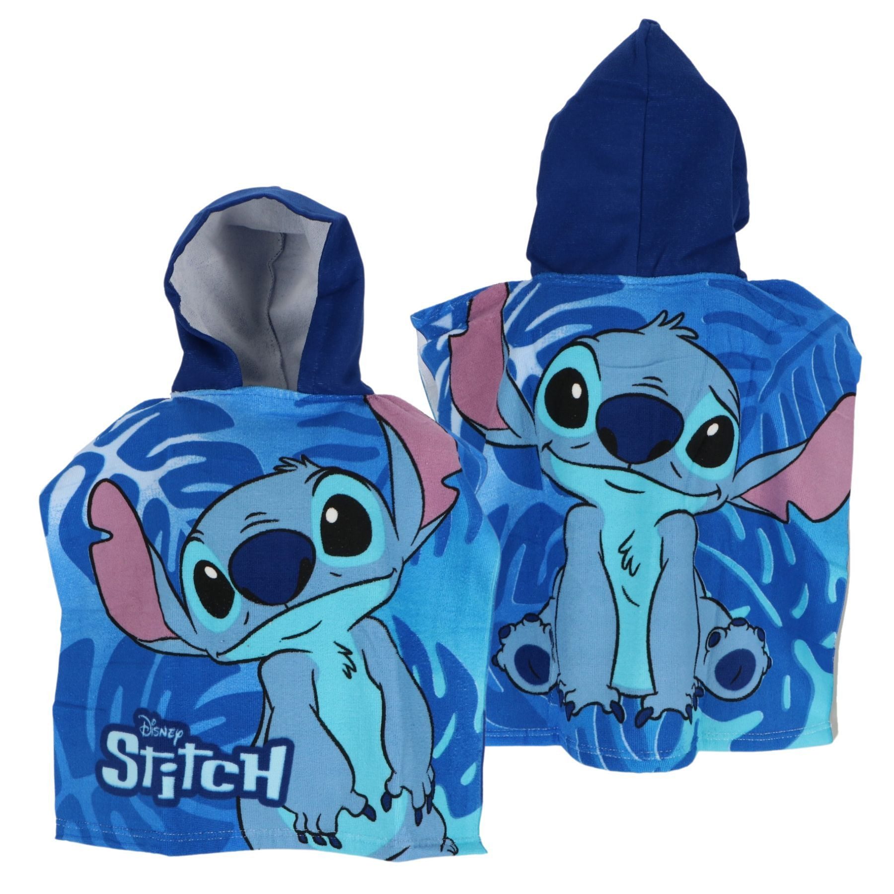 Lilo & Stitch Poncho Mikrofaser für Kinder – 100x55 cm OneSize