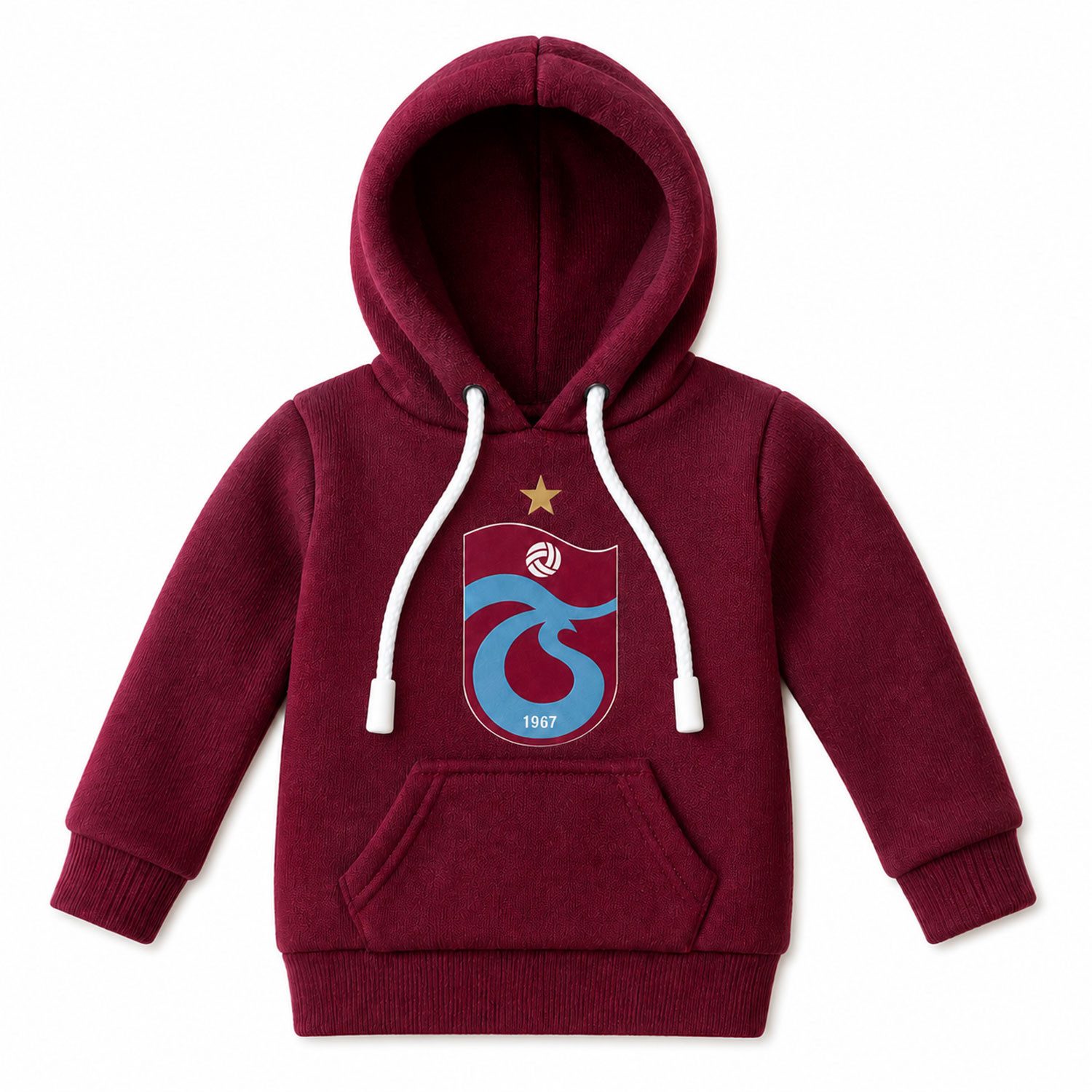 Jungengel Puppen Autositz Schaltknüppel Hoodie Trabzonspor Auto Schalthebel Abdeckung Bordo, (Einzelset, 1-tlg., Einzelartikel für einen Schaltknüppel), Mini Hoodie Schaltknüppel Abdeckung im Trabzonspor Design