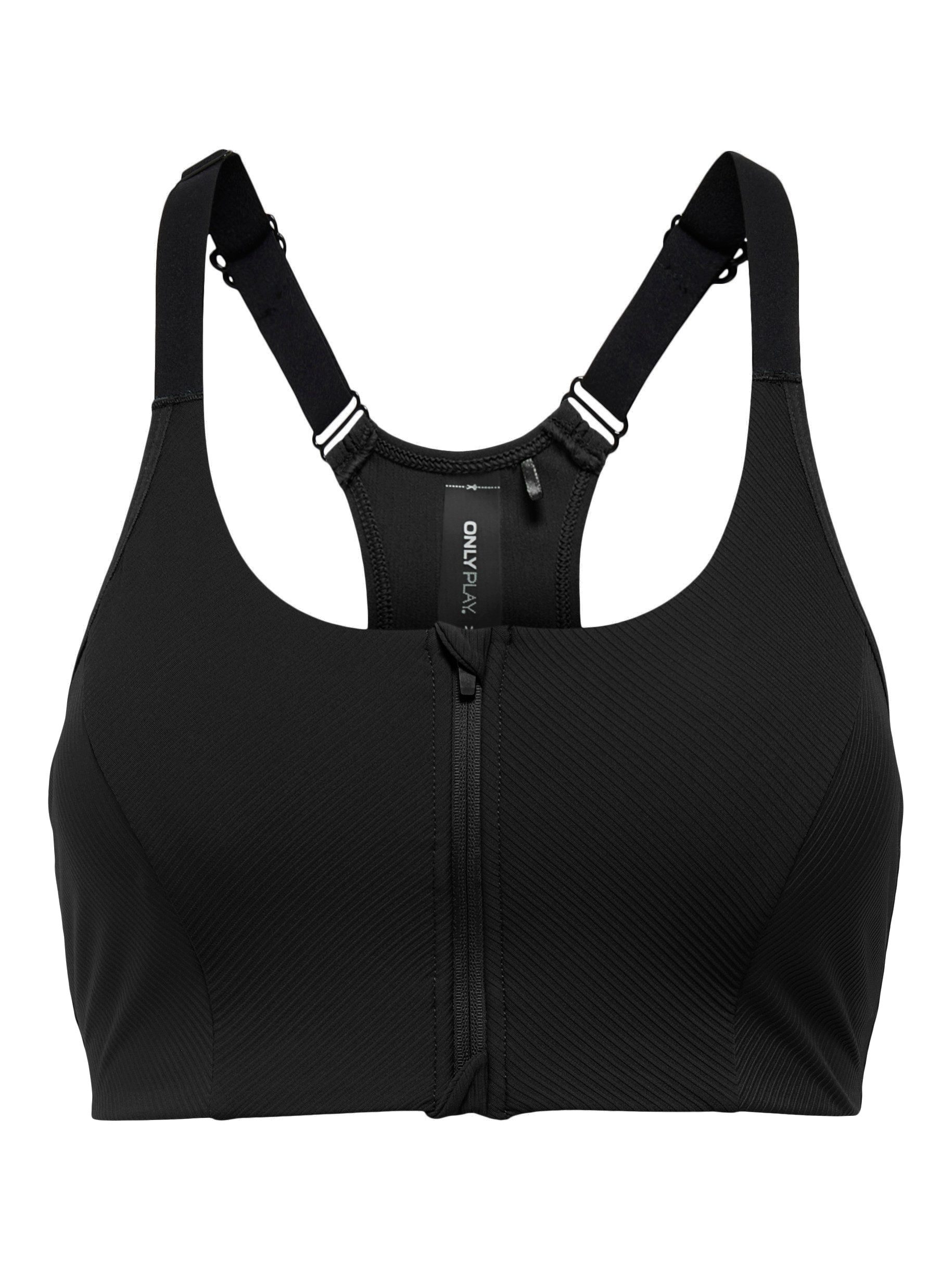 ONLY Play Sport-BH ONPJANA-3 ZIP SPORTS BRA NOOS