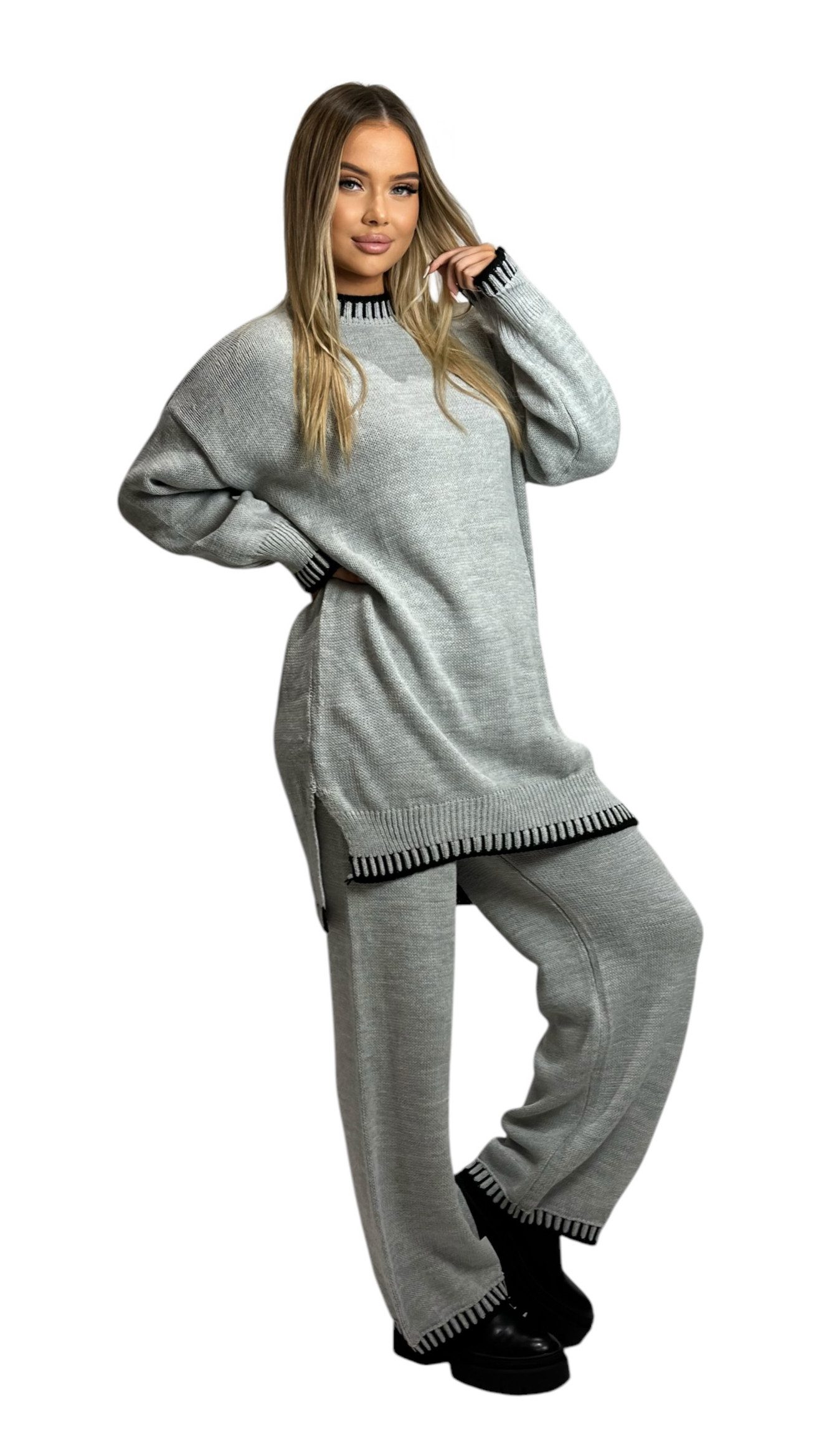 Mississhop Strickhose Strickanzug Strickset 2-teilig Hose günstig online kaufen