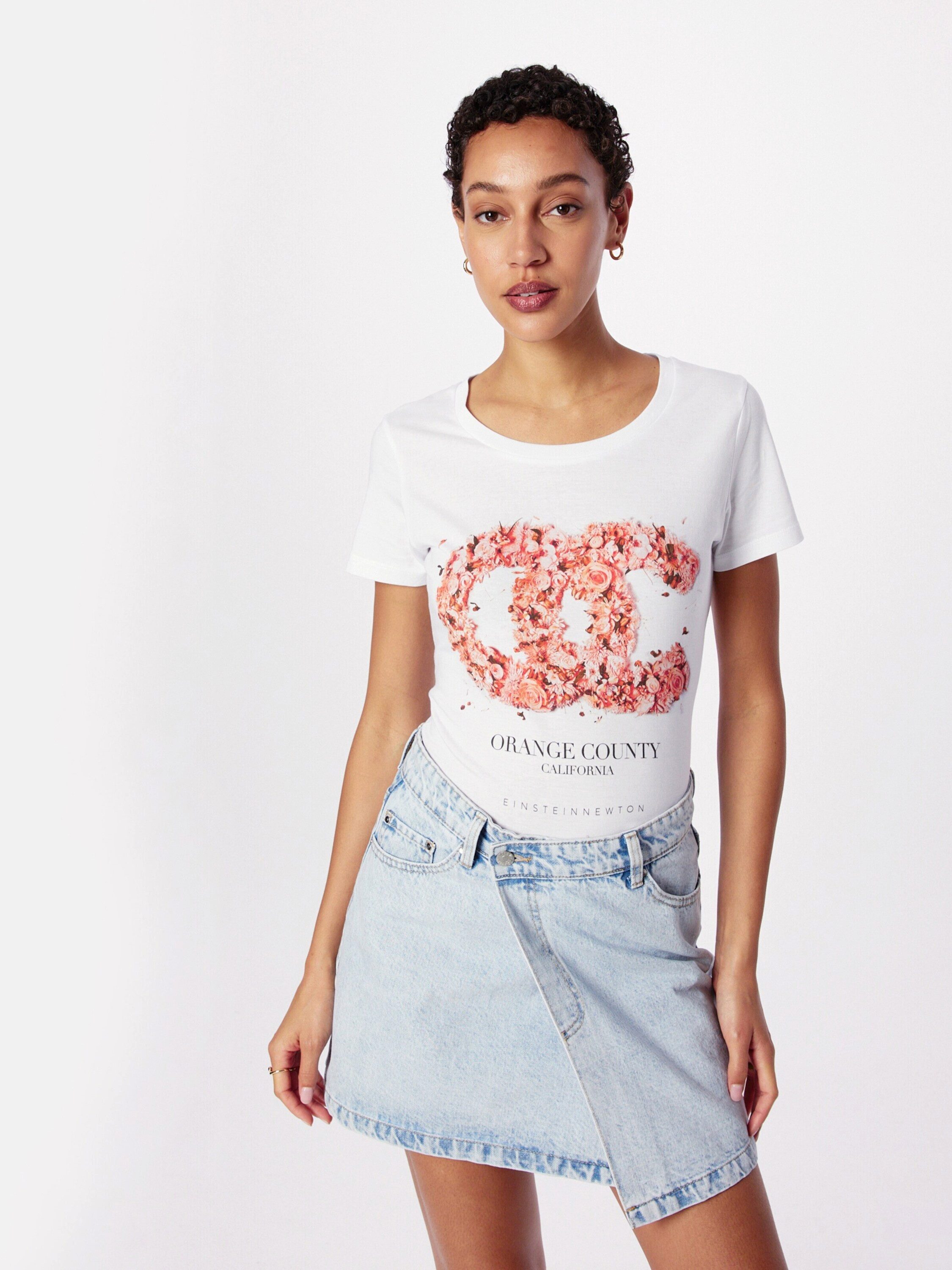 EINSTEIN & NEWTON T-Shirt Orange County (1-tlg) Plain/ohne Details