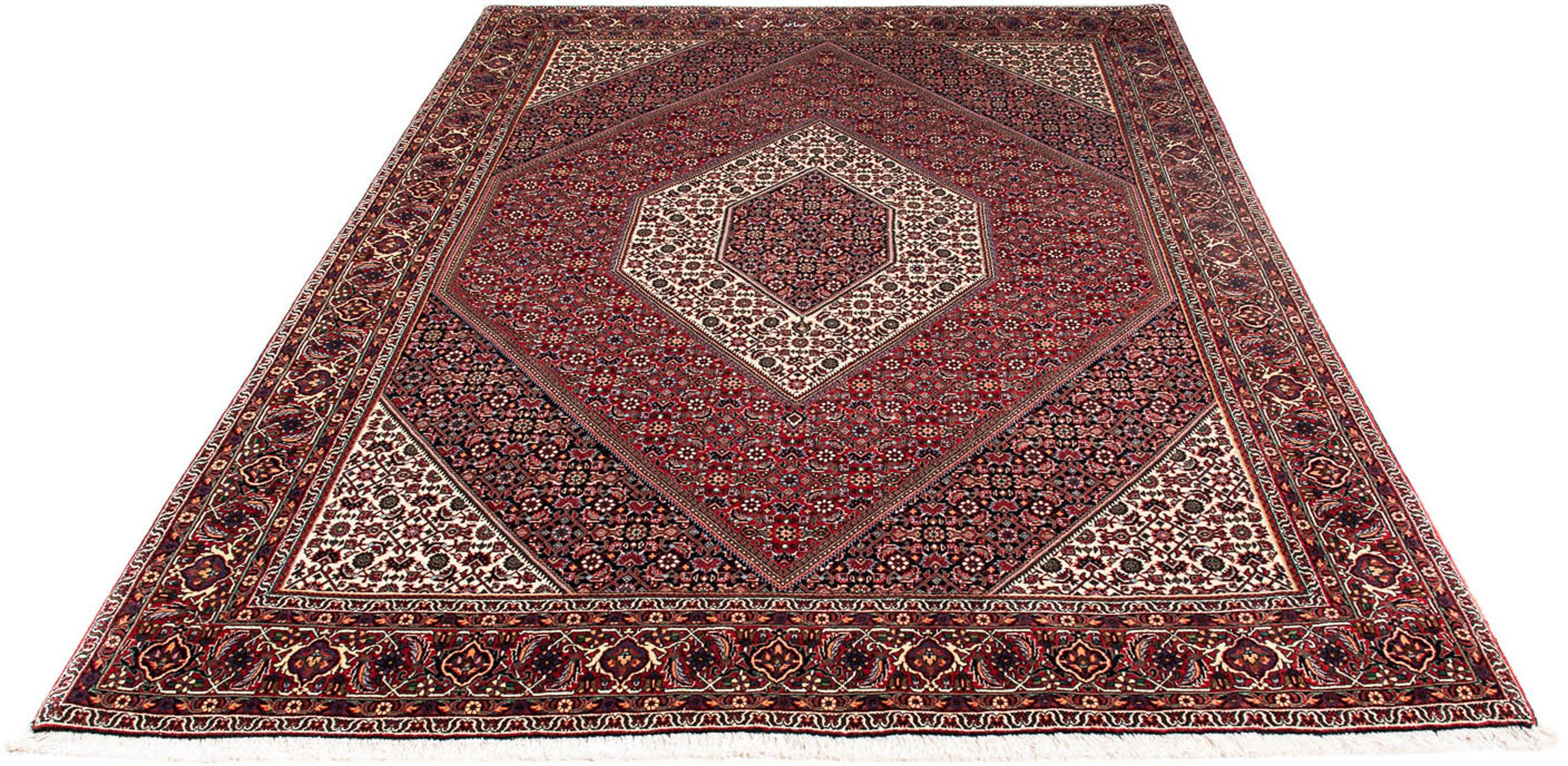 Orientteppich Perser - Bidjar - 235 x 169 cm - mehrfarbig, morgenland, rechteckig, Höhe: 15 mm, Wohnzimmer, Handgeknüpft, Einzelstück mit Zertifikat