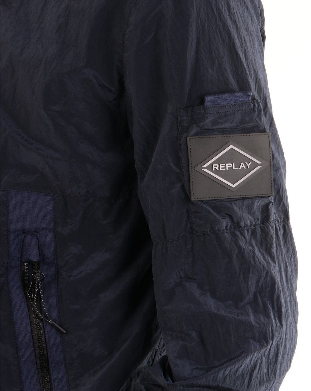 Replay Bomberjacke Replay Jeans Bomber Jacke Herren, Replay Übergang Jacke