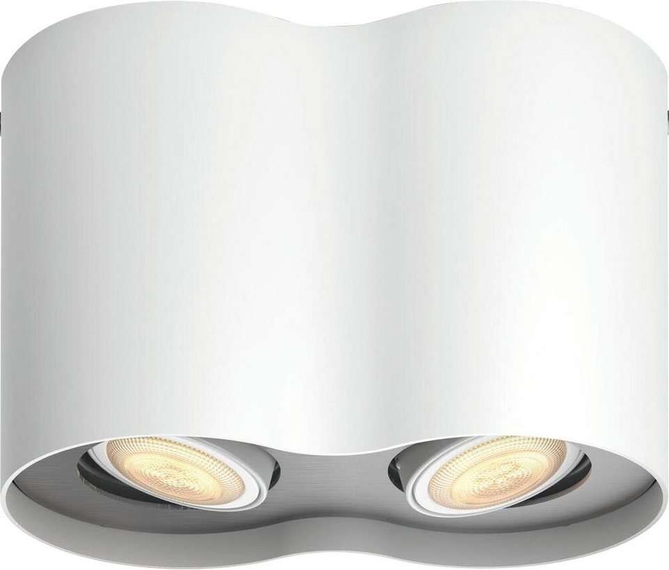 Philips Hue LED Flutlichtstrahler Pillar, Dimmfunktion, Leuchtmittel  wechselbar, Warmweiß