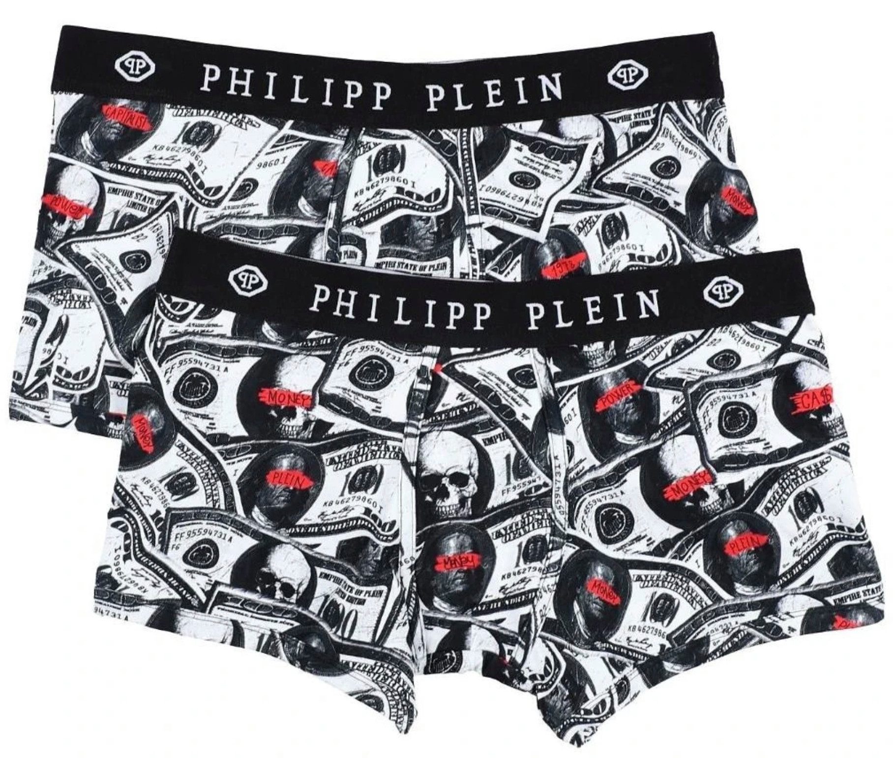 Boxershorts Herren Unterwäsche 2er Pack Dollar Boxer Hose