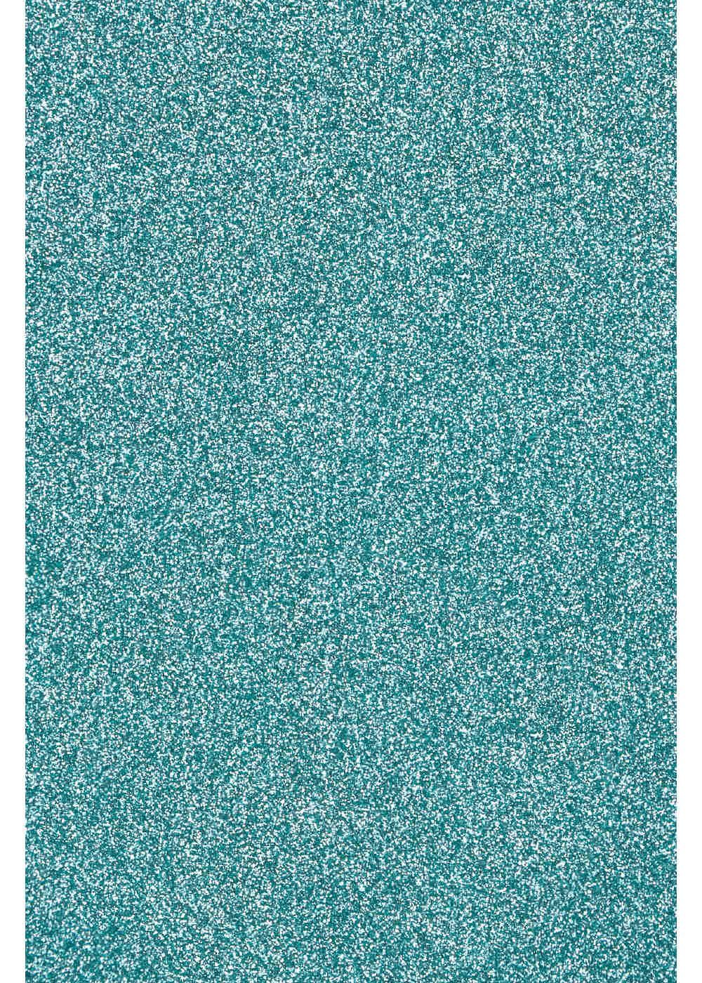 Hilltop Transparentpapier Glitzer Transferfolie/Textilfolie zum Aufbügeln, perfekt zum Plottern Jade