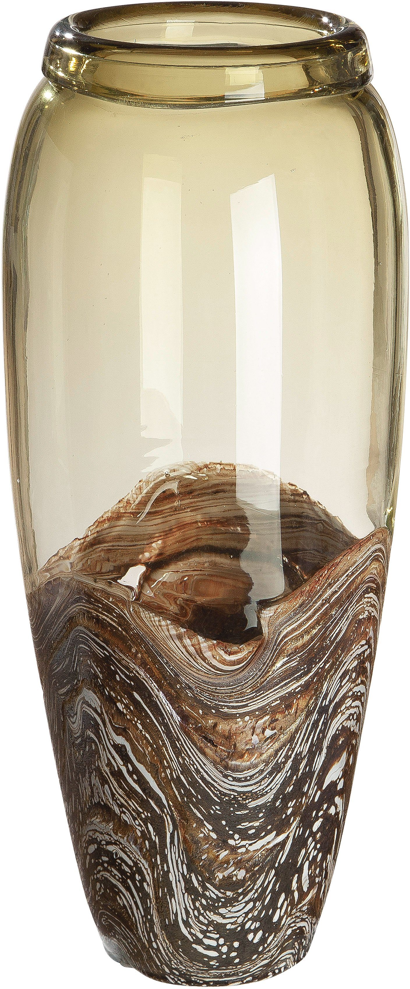 Glas, Casca ca. GILDE Tischvase cm art GLAS Höhe aus 36 St), (1